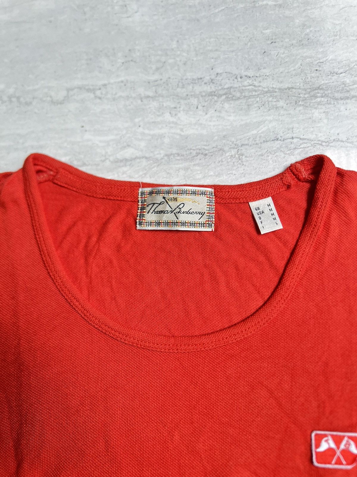 Burberry THOMAS BURBERRY Red T-shirt Size US XS / EU 42 / 0 - 5 Thumbnail