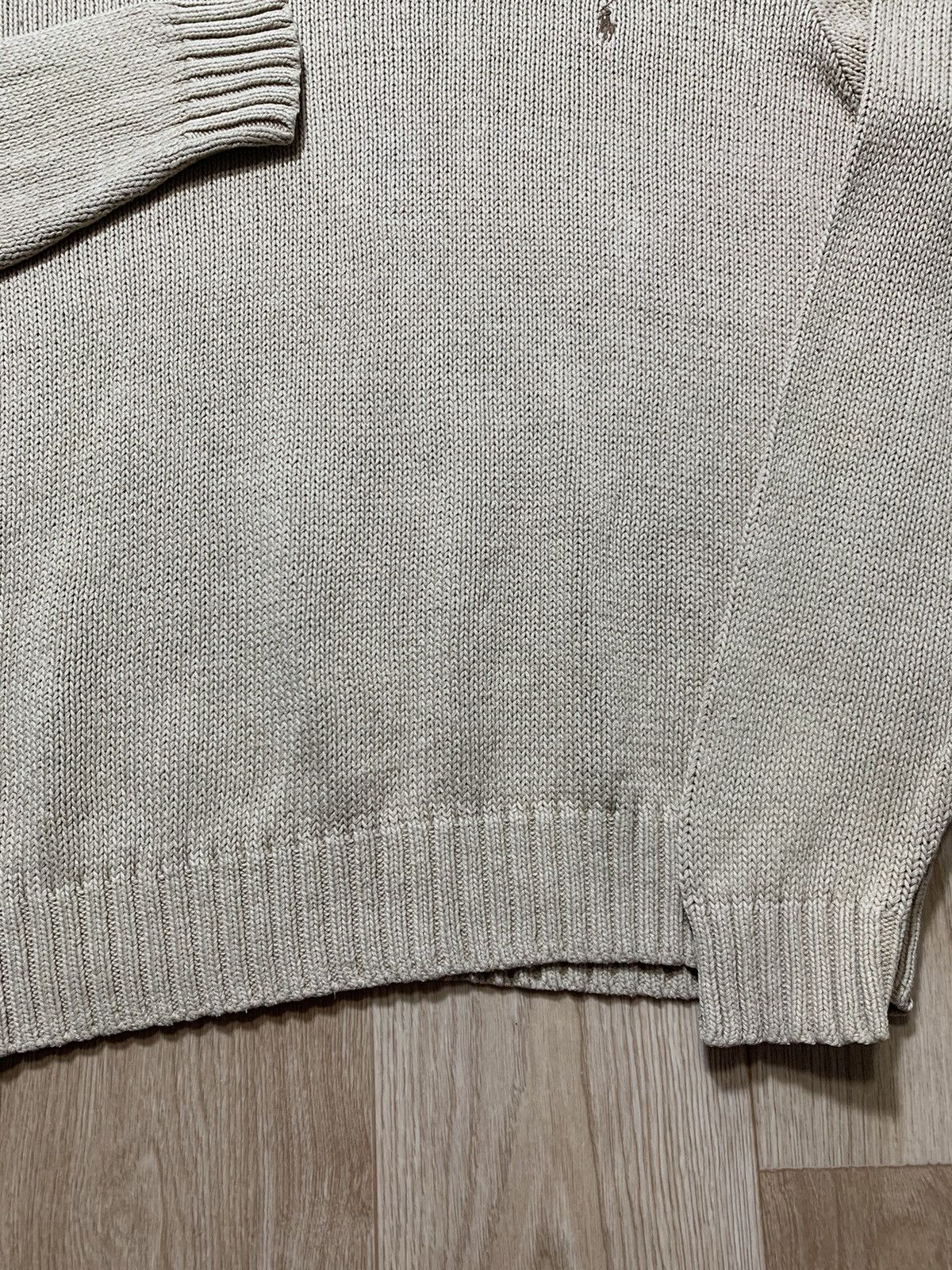 Polo Ralph Lauren Rare Vintage 1990s Polo Ralph Lauren Linen Knitwear Sweater Size US L / EU 52-54 / 3 - 5 Thumbnail