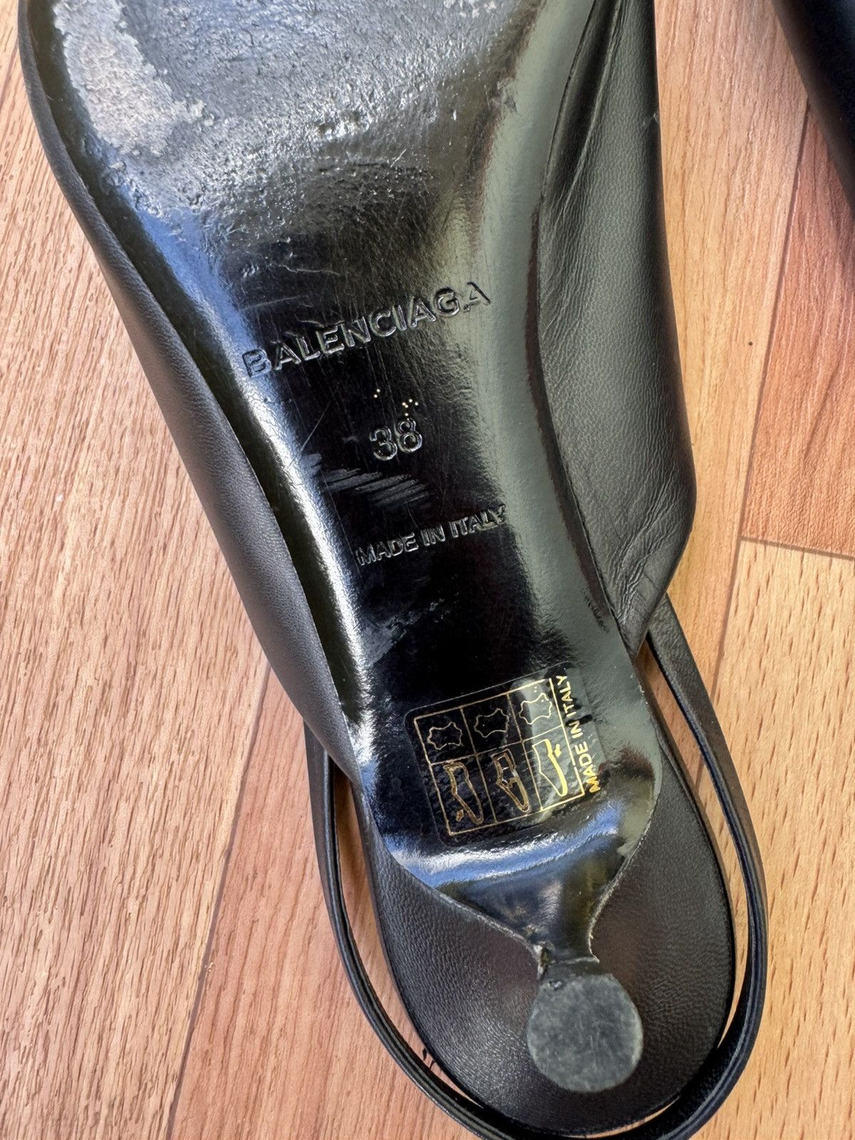 Balenciaga Balenciaga bow knife Slingback Size US 8 / IT 38 - 12 Thumbnail