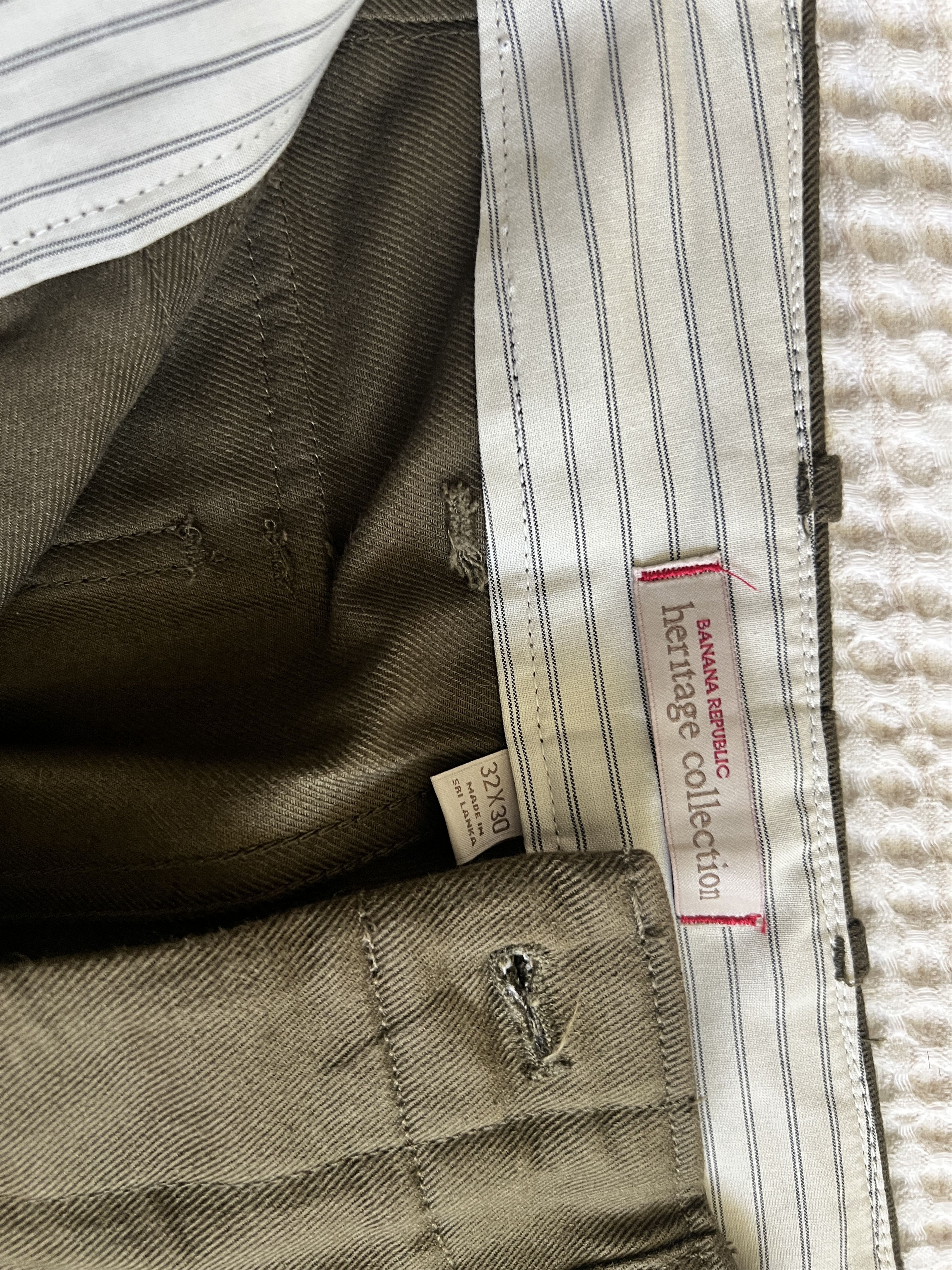 Banana Republic Banana Republic Mens 32 High Rise Military Trousers Heritage Size US 32 / EU 48 - 3 Thumbnail