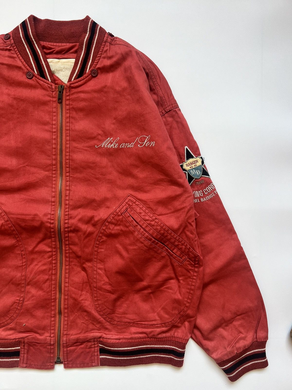 Designer Michel Bachoz Paris Forest Ranger Flying Corps Bomber Jacket Size US L / EU 52-54 / 3 - 8 Thumbnail