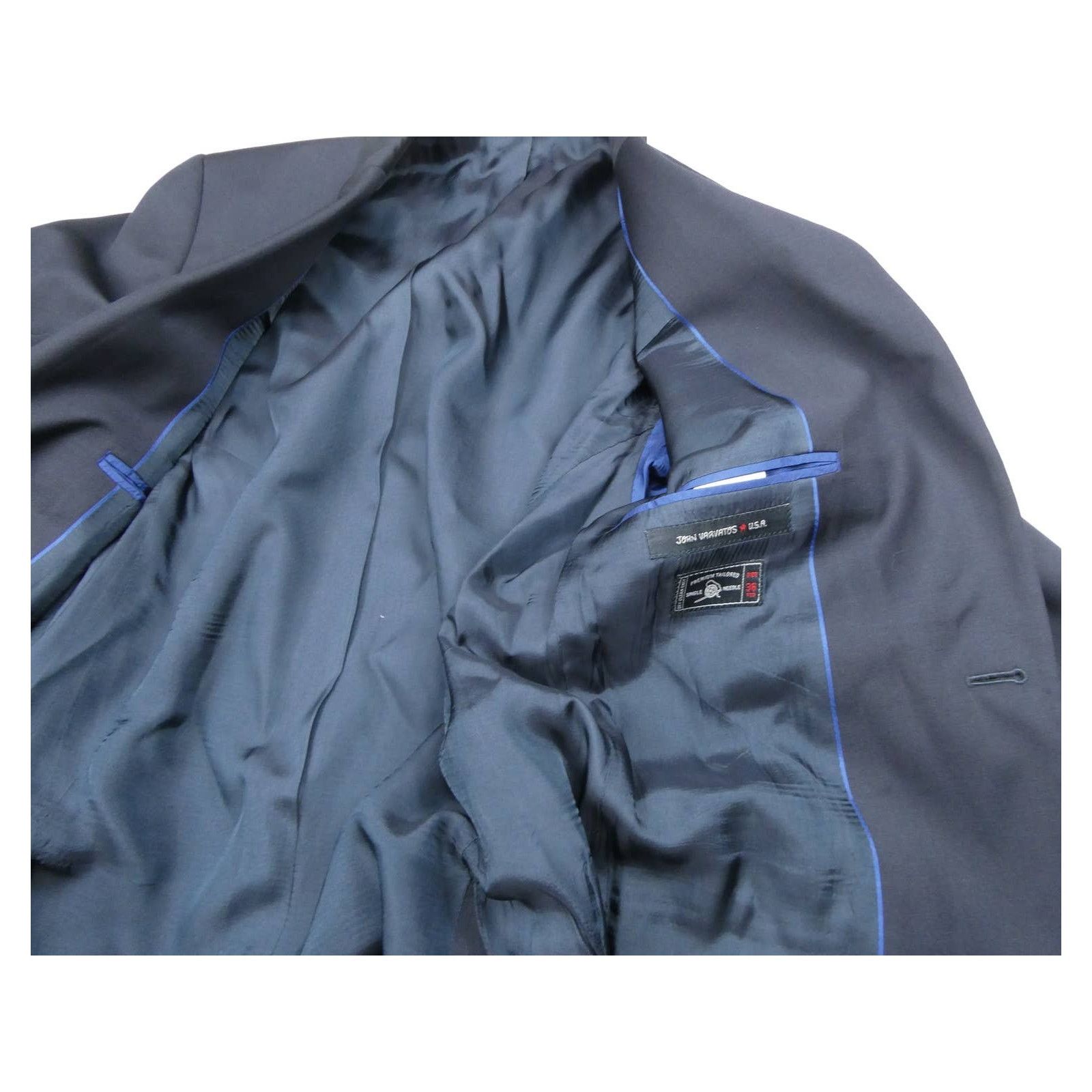 John Varvatos $498 John Varvatos Wool sport coat Blazer, 36R, navy Size 36R - 2 Thumbnail