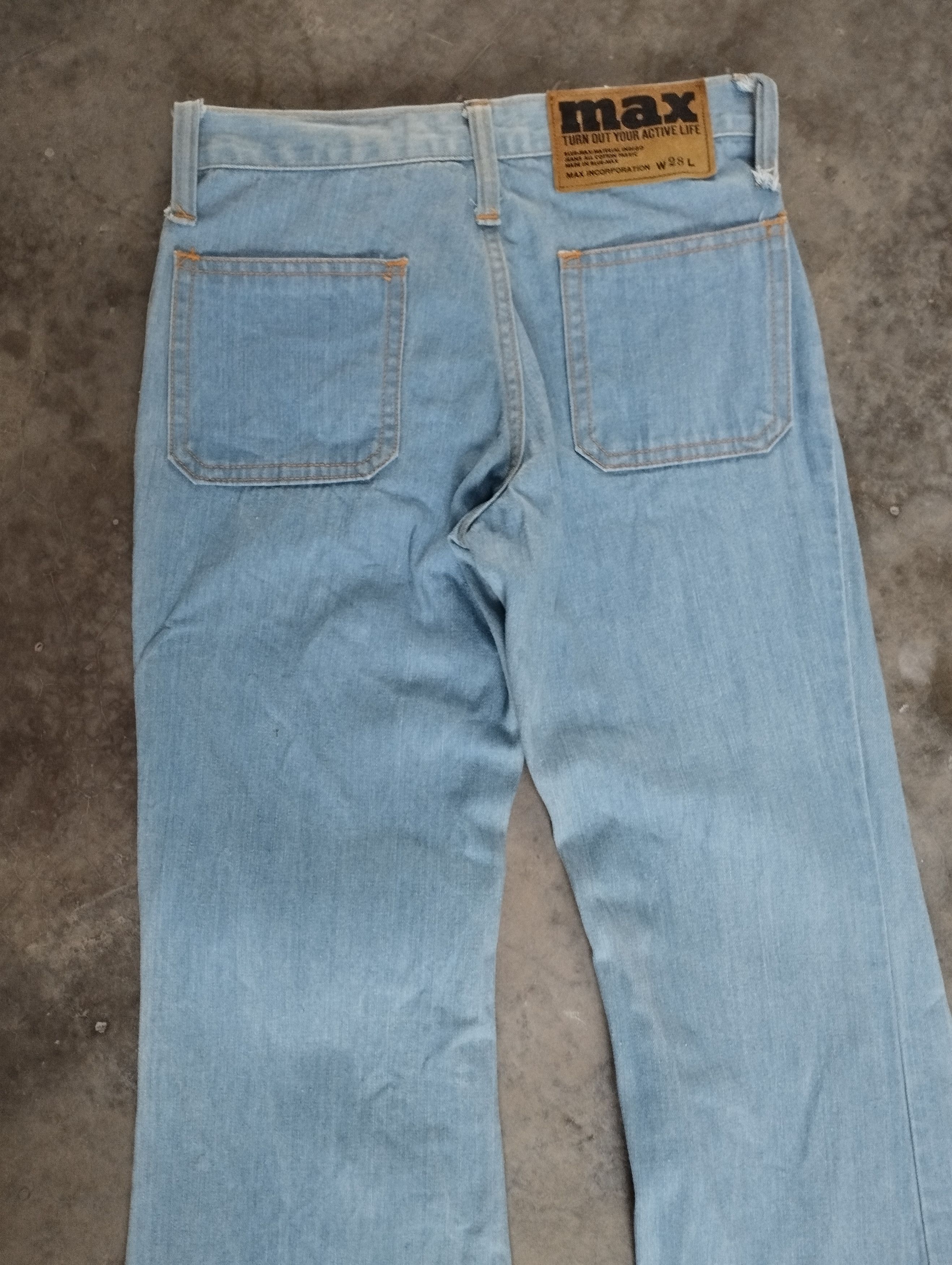 If Six Was Nine Flare Jeans Vintage Talon Zipper MAX Bootcut Jeans Size US 26 / EU 42 - 5 Thumbnail