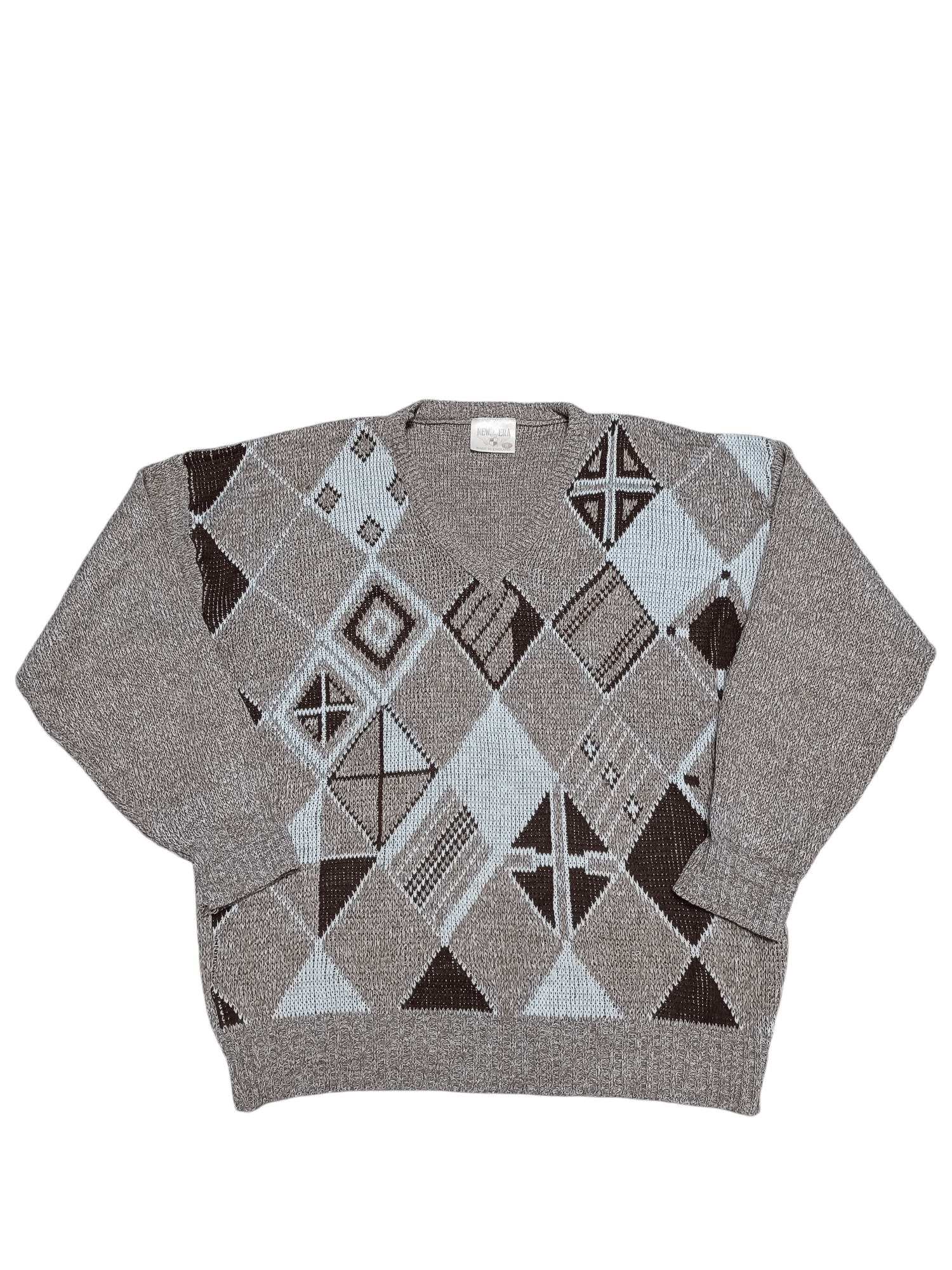 Other VINTAGE 90S MADE IN ENGLAND V-NECK OLDMONEY SWEATER Size US S / EU 44-46 / 1 - 1 Thumbnail