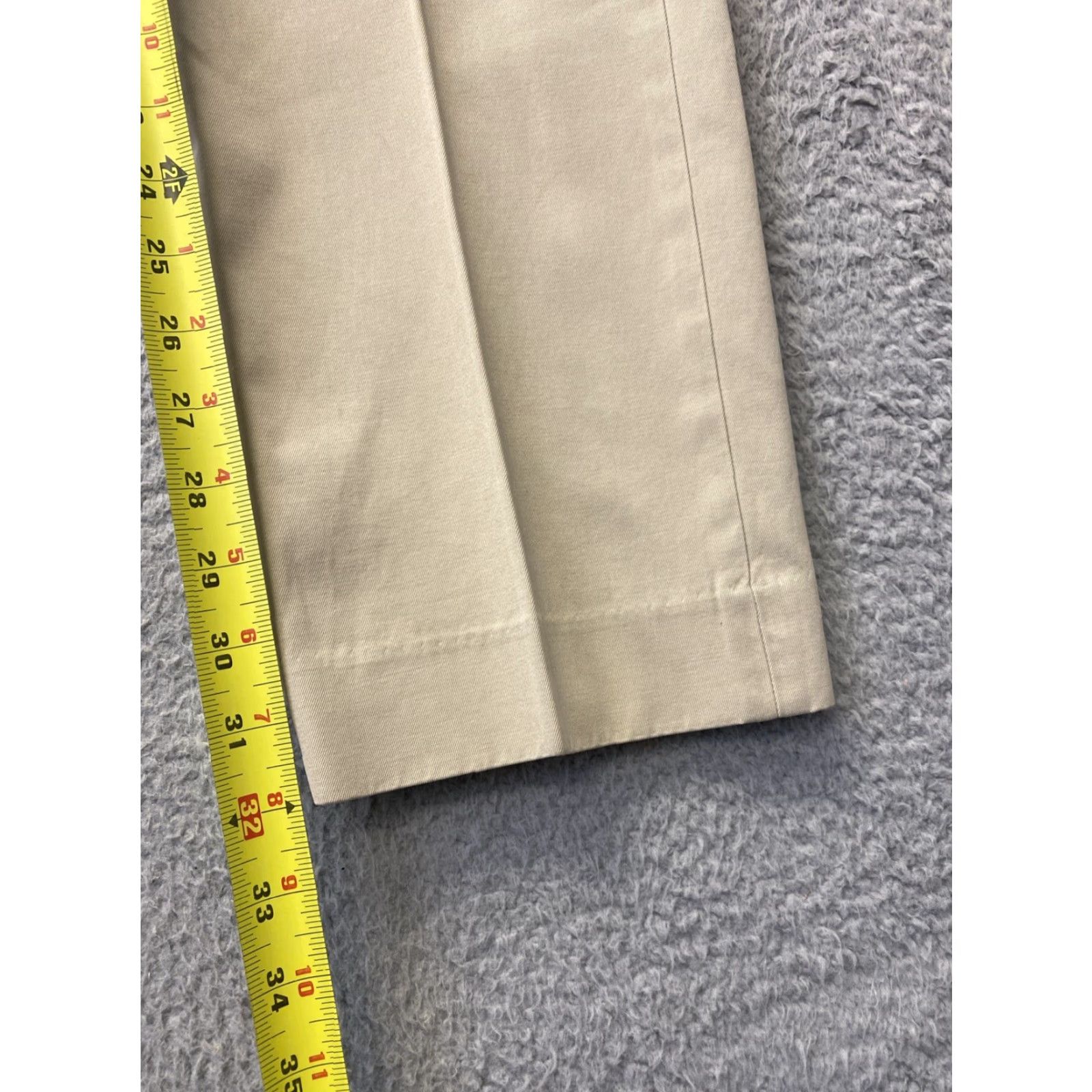 J.Crew J.CREW Chino Pants Mens 36x32 Beige Khaki Slim Fit Casual Dress Wide-Leg Retro Size US 36 / EU 52 - 4 Thumbnail