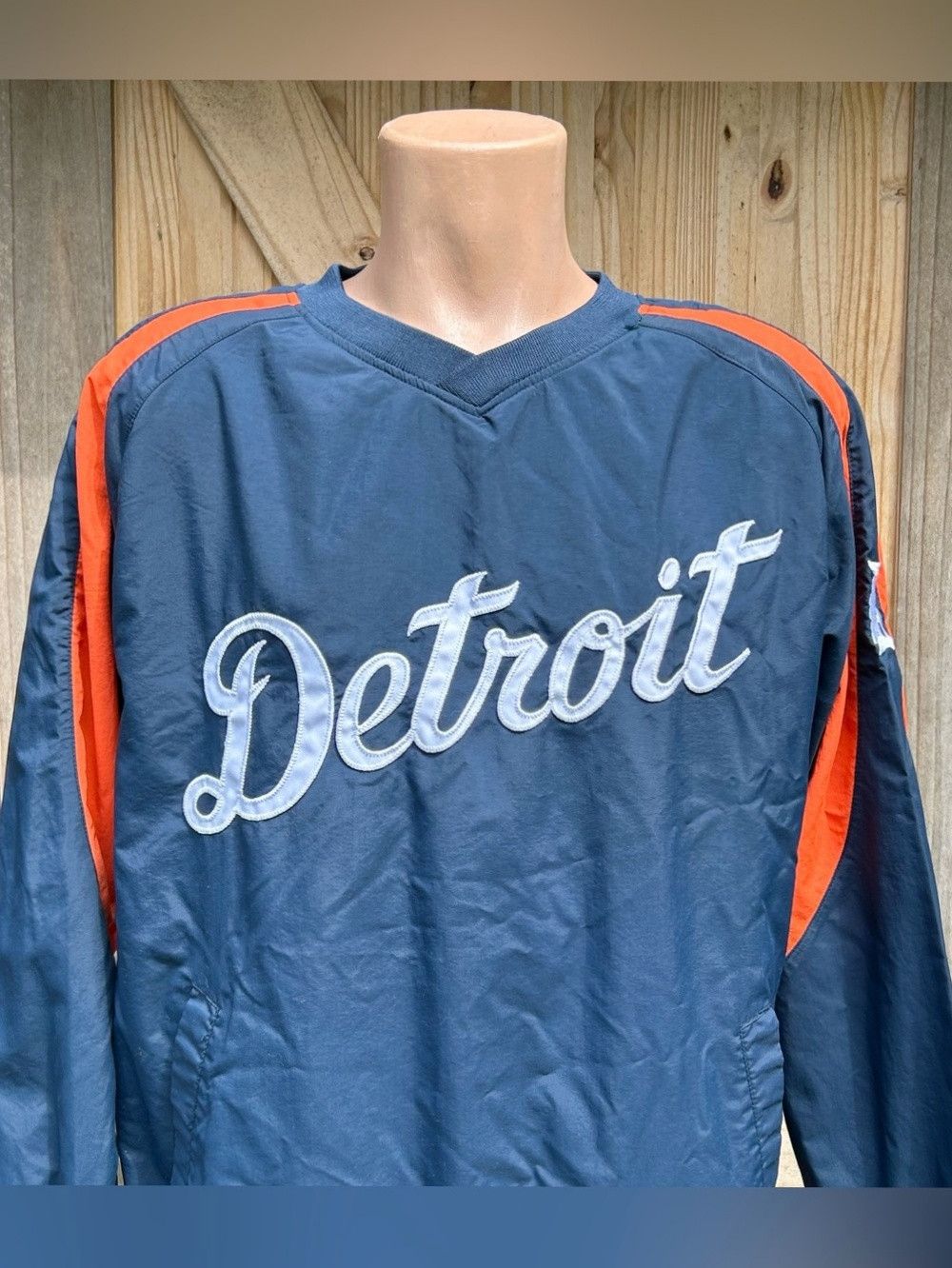 Other Stitches Detroit Tigers MLB Pullover Windbreaker Jacket Size US L / EU 52-54 / 3 - 2 Thumbnail