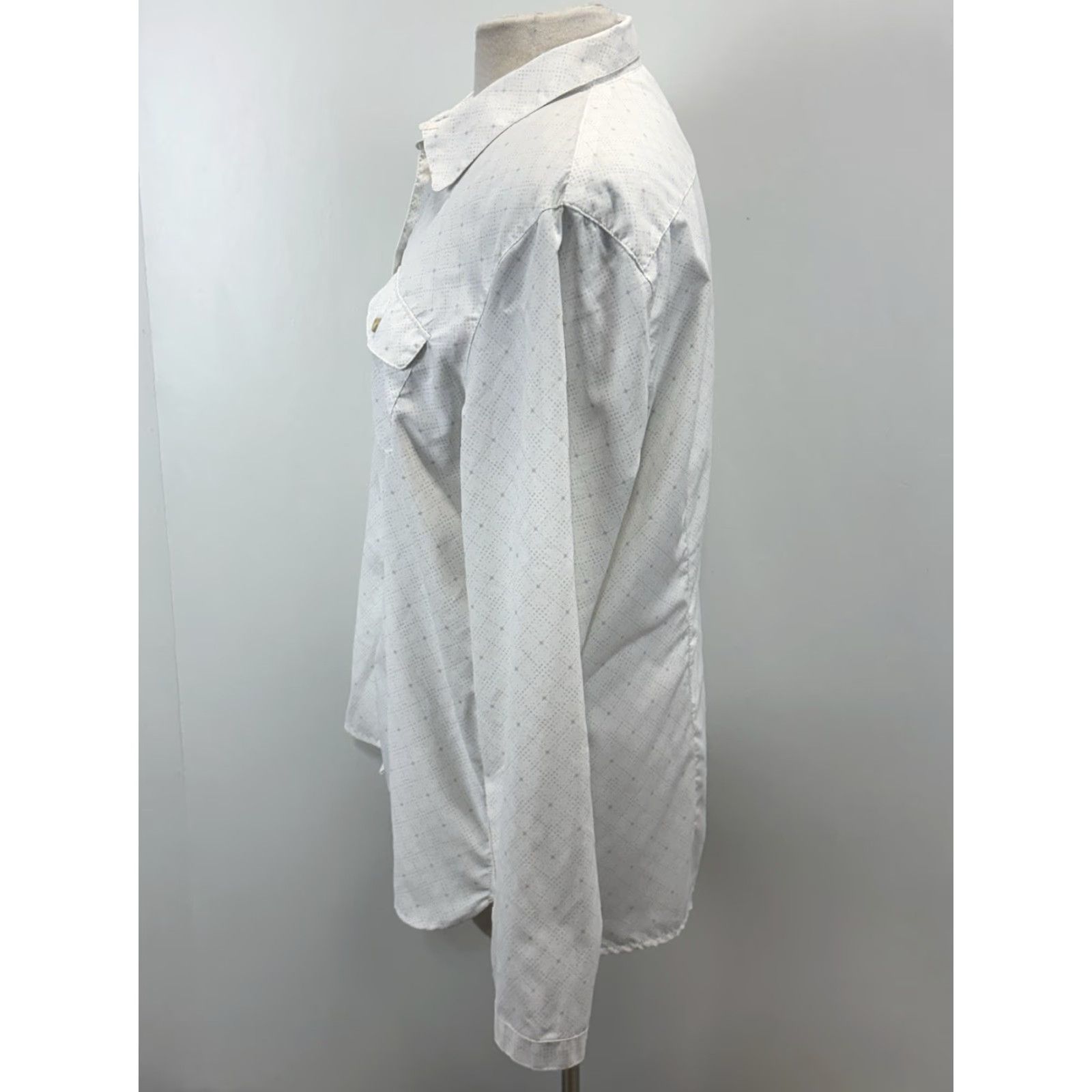 Eddie Bauer Eddie Bauer Travex Shirt Womens XL White Long Sleeve Hiking Outdoor Performance Breathable Lightweight Moisture Wicking Casual Activewear Size XL / US 12-14 / IT 48-50 - 2 Thumbnail