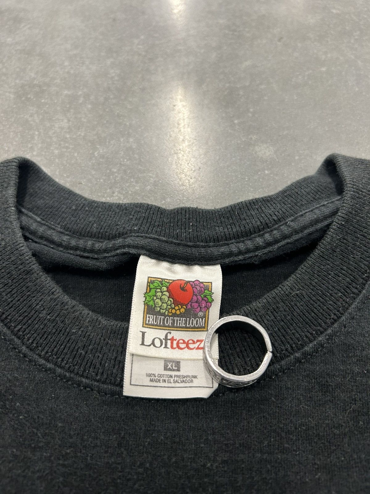Fruit Of The Loom × Vintage Black vintage golf tee with bold red and yellow graphics Size US XL / EU 56 / 4 - 3 Thumbnail