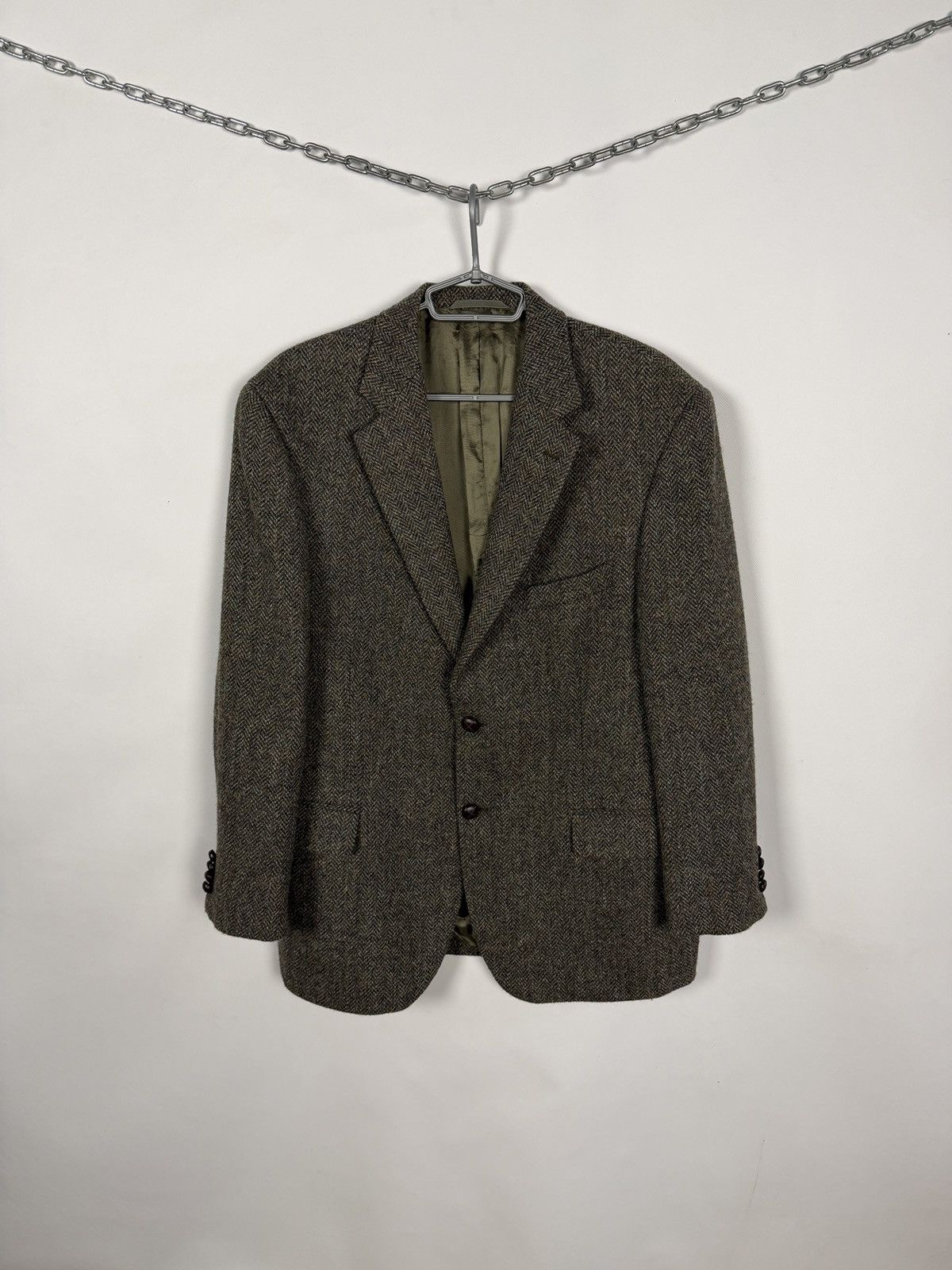 Harris Tweed Harris Tweed x Gurteen Menswear Wool Blazer Vintage Size 42R Size 42R - 1 Thumbnail