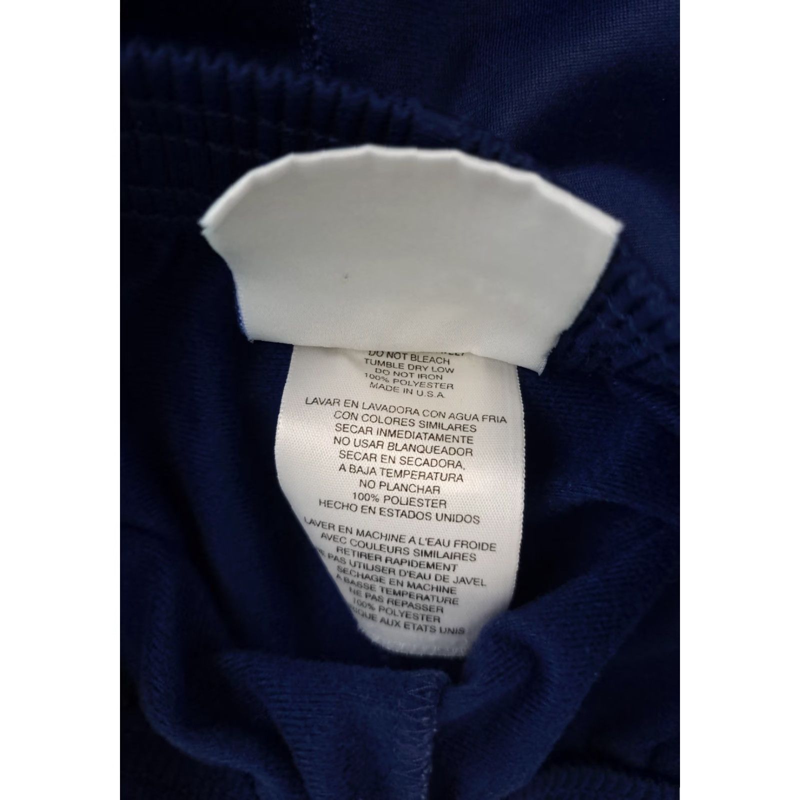 Adidas VINTAGE adidas Full Button Side Fleece 3 Stripe Track Pants USA Made Medium 30 in Blue Unisex Adults Pants 80s Size US 31 - 6 Thumbnail