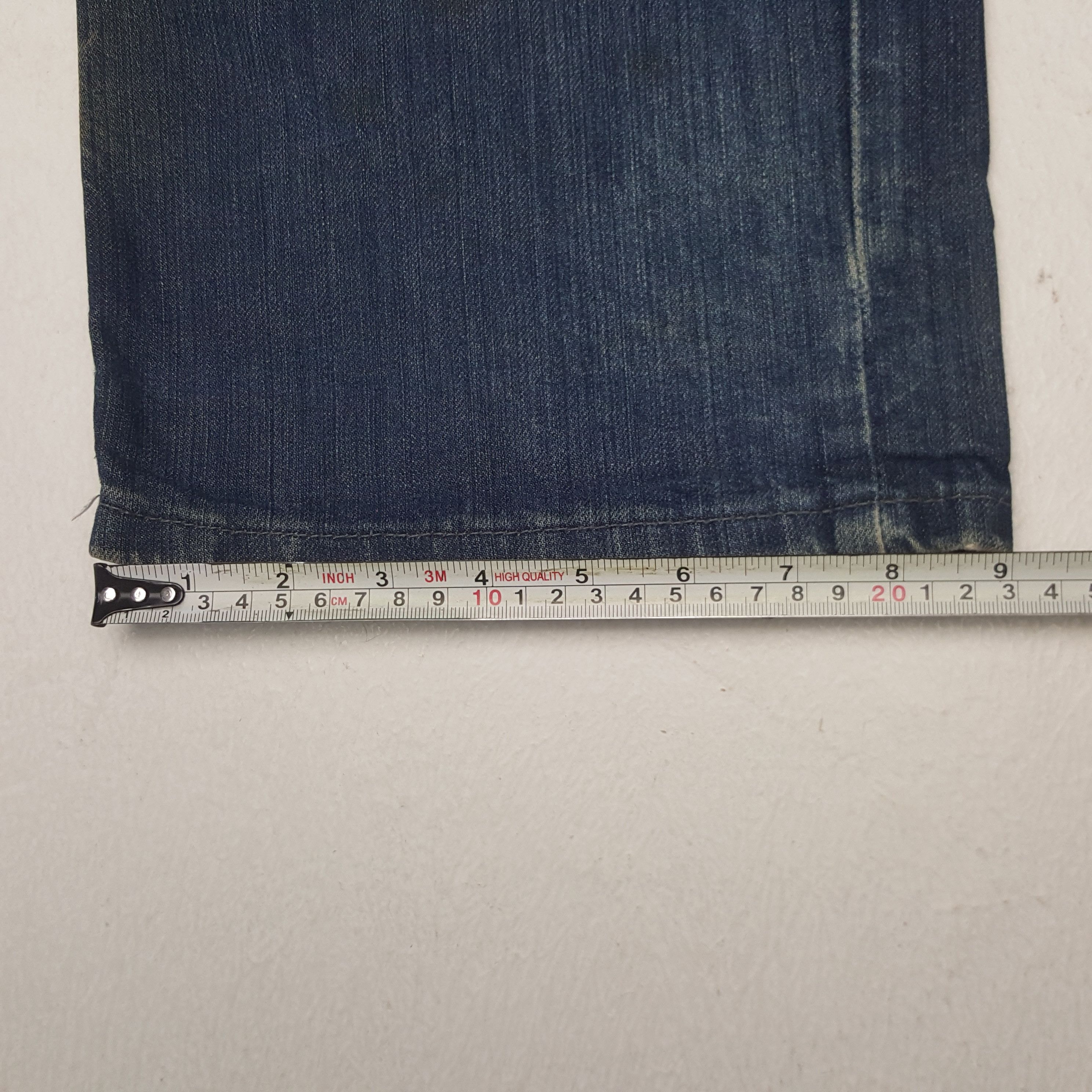 Stussy × Vintage Vintage Stussy Workgear Custom Big Logo Denim Jeans Size US 33 - 11 Thumbnail