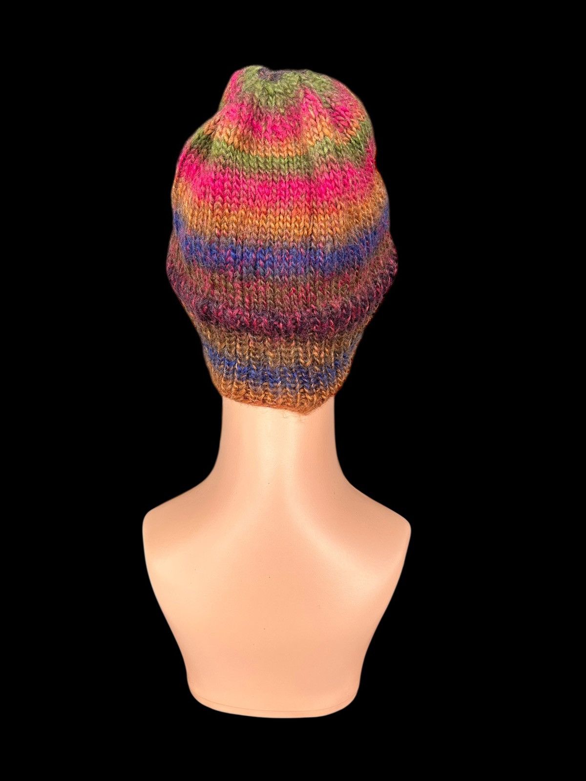 Japanese Brand × Kapital × Vintage Crochet Knitted Handmade hairy Beanie Hats Size ONE SIZE - 2 Thumbnail