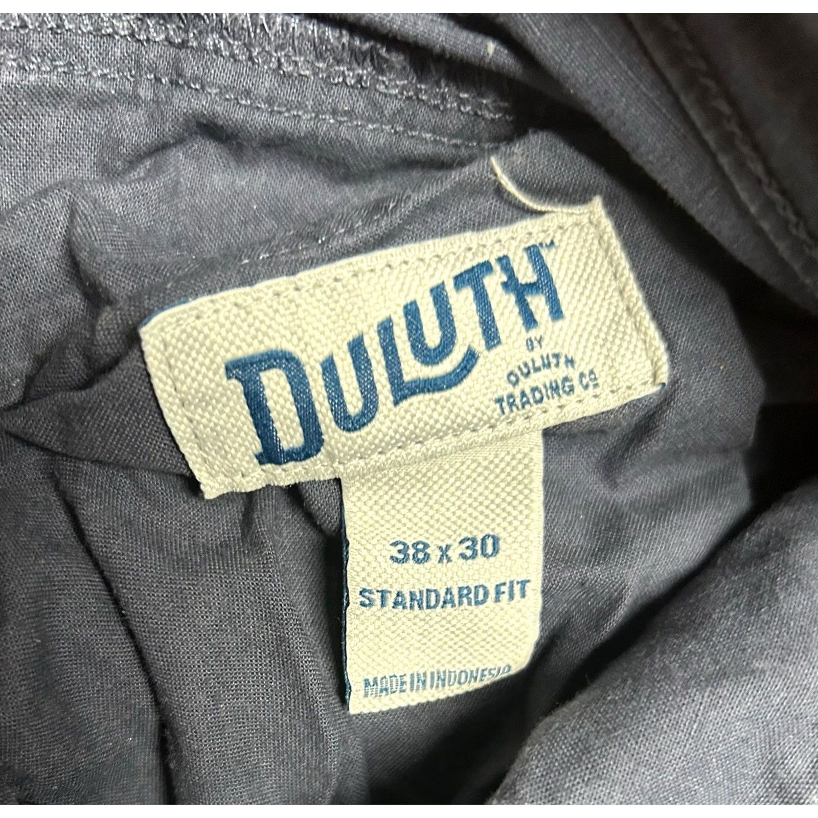 CO Duluth Trading Co Men Blue Ridge Standard Fit Pants 38x30 Blue Pants Straight Leg Regular Rise Mid Blue Womens? Size US 38 / EU 54 - 6 Thumbnail