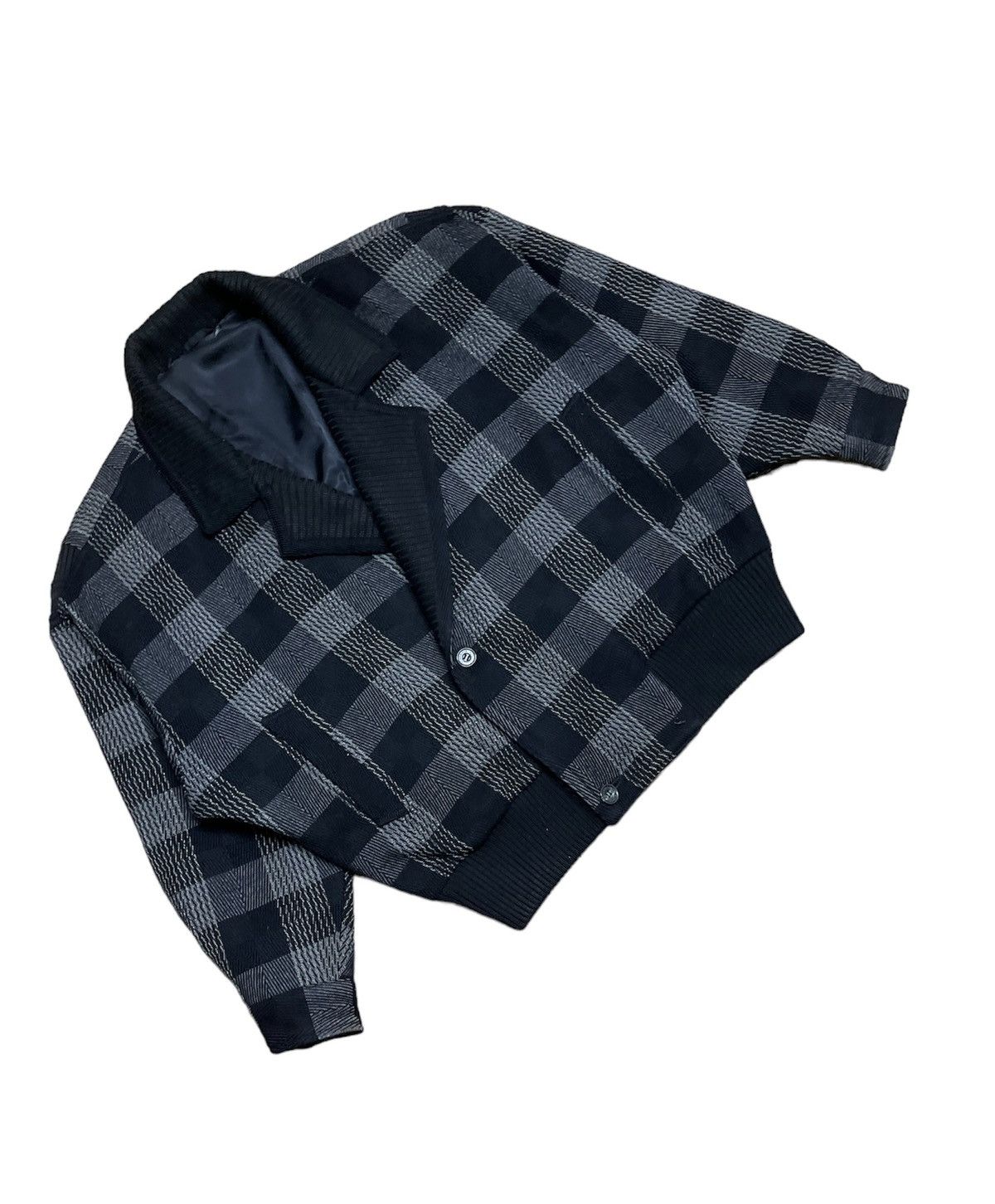 Issey Miyake Blackpia Notched Collar Wool Jacket Issey Miyake Inspired Size US L / EU 52-54 / 3 - 3 Thumbnail