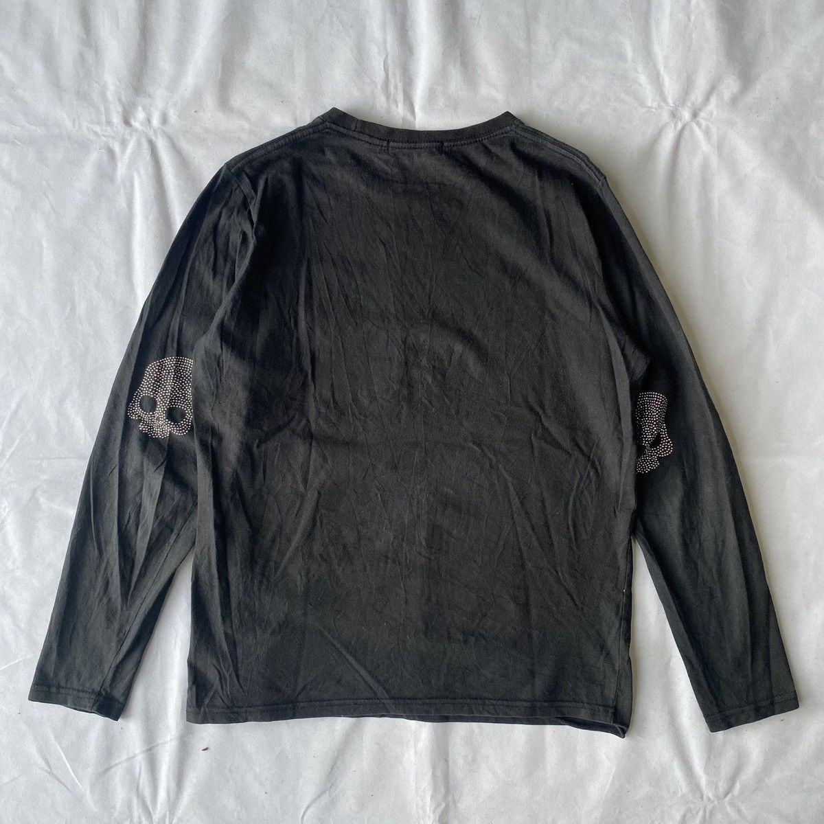 HYDROGEN × Japanese Brand Hydrogen Italy Cross Bone Skull Logo Long Sleeve Size US L / EU 52-54 / 3 - 8 Thumbnail