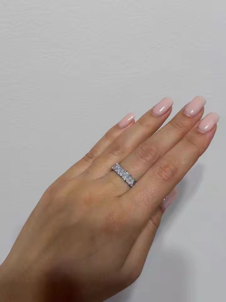 Jewelry Stainless Steel Delicate Bling Heart Zirconia ( size 6-9) Size ONE SIZE - 3 Thumbnail