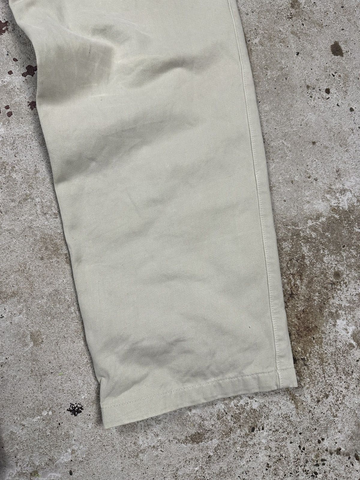 Boneville Vintage 90s Boneville Massimo Osti Wide Pleated Baggy Chino Size US 31 - 12 Thumbnail
