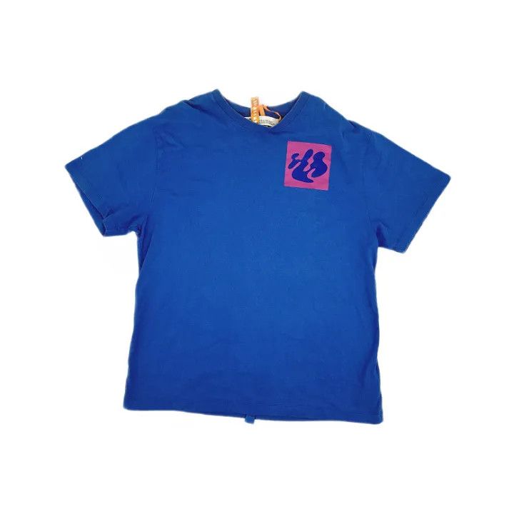 Off-White Off-White FW19 Blue Oversized T-Shirt 0079 Size US XS / EU 42 / 0 - 1 Thumbnail