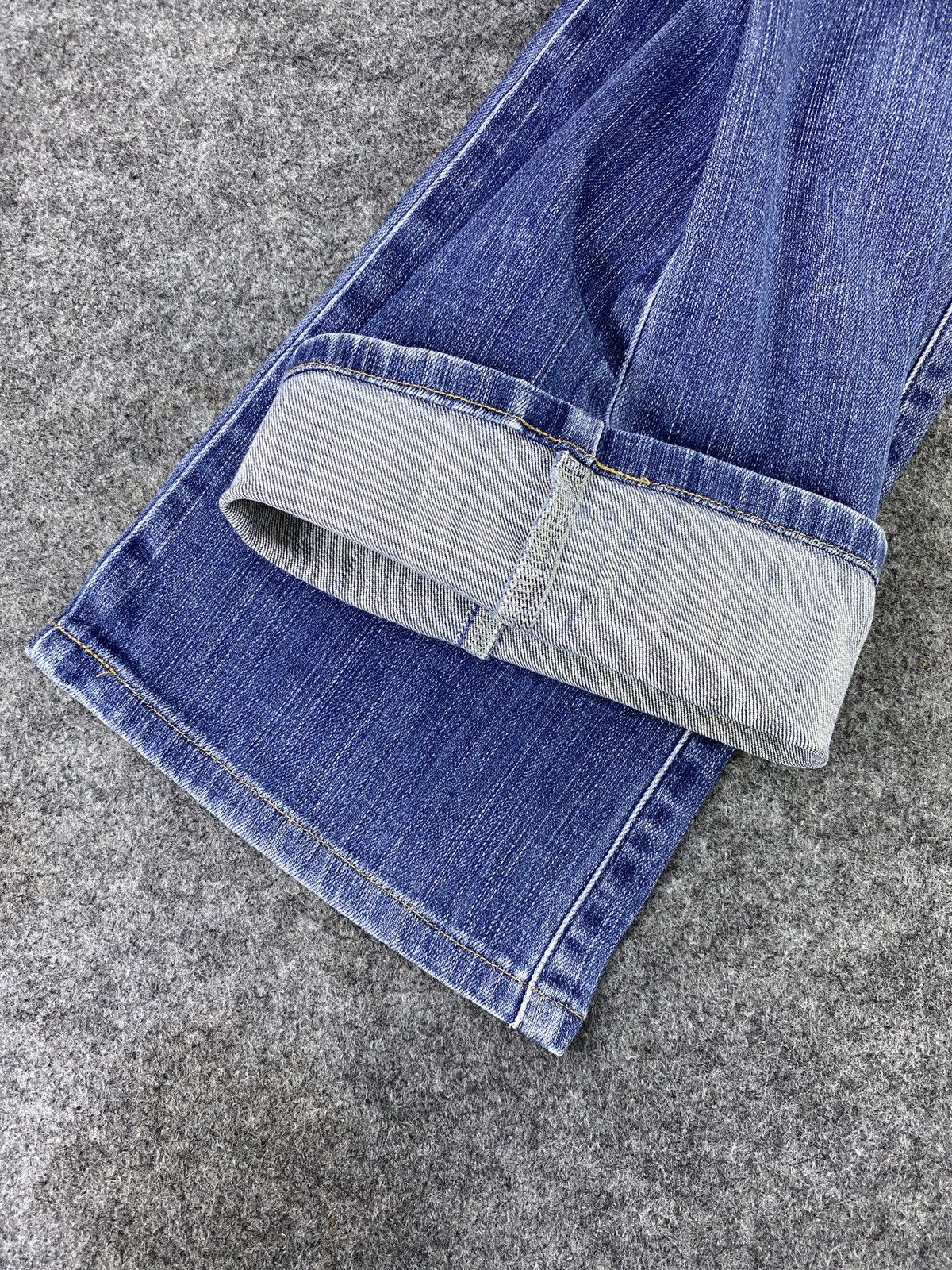 Japanese Brand Japanese Brand mrs.Jeana Flare Blue Wash Jeans - J1030 Size 27" / US 4 / IT 40 - 12 Thumbnail