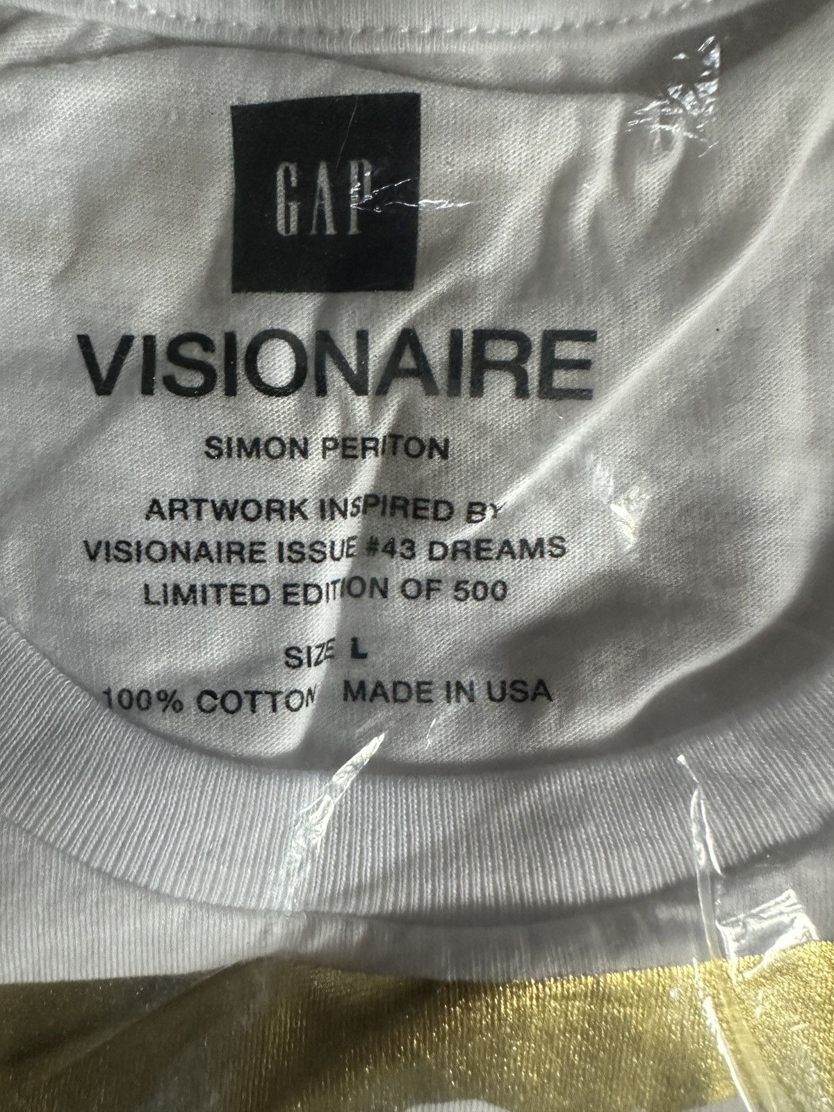 Gap VISIONAIRE X GAP T-SHIRT SIMON PERITON Size US L / EU 52-54 / 3 - 2 Thumbnail