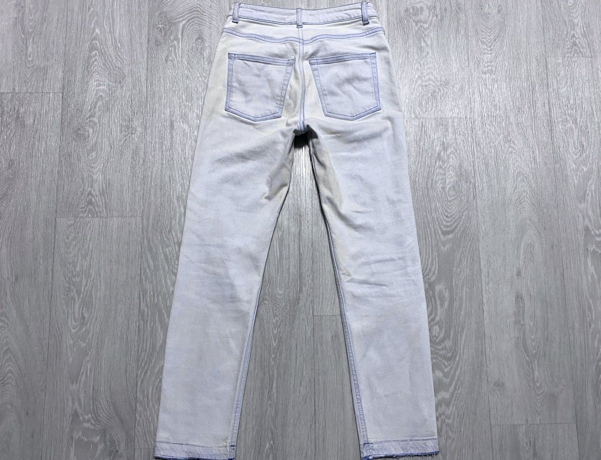 Acne Studios Women’s Acne Studios Row Bleached Jeans Denim Washed Dyed Size 25" / US 0 / IT 36 - 7 Thumbnail