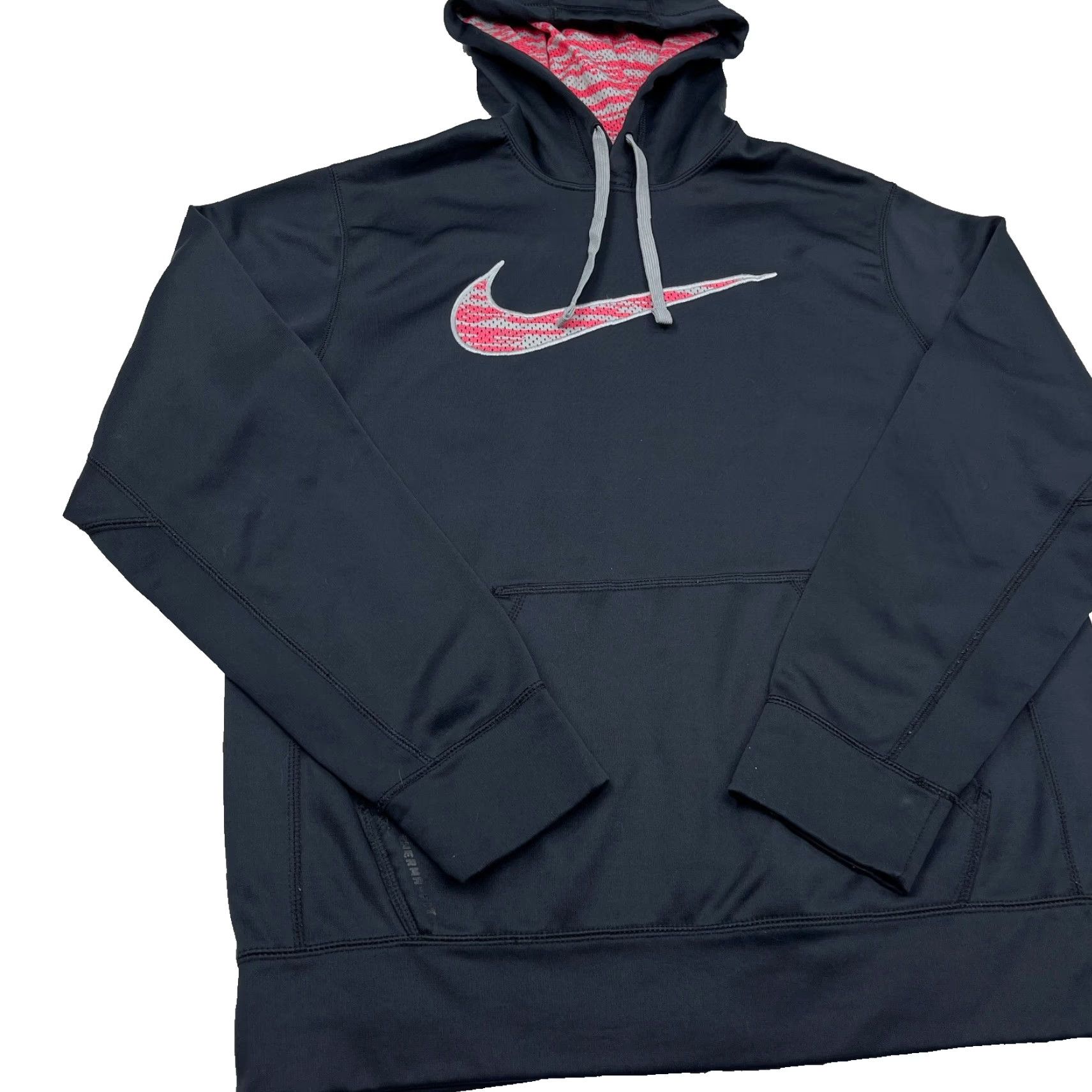 Nike Nike Hoodie Woman M Black Sweatshirt Big Swoosh Performance Pullover Casual Ladies Size M / US 6-8 / IT 42-44 - 4 Thumbnail