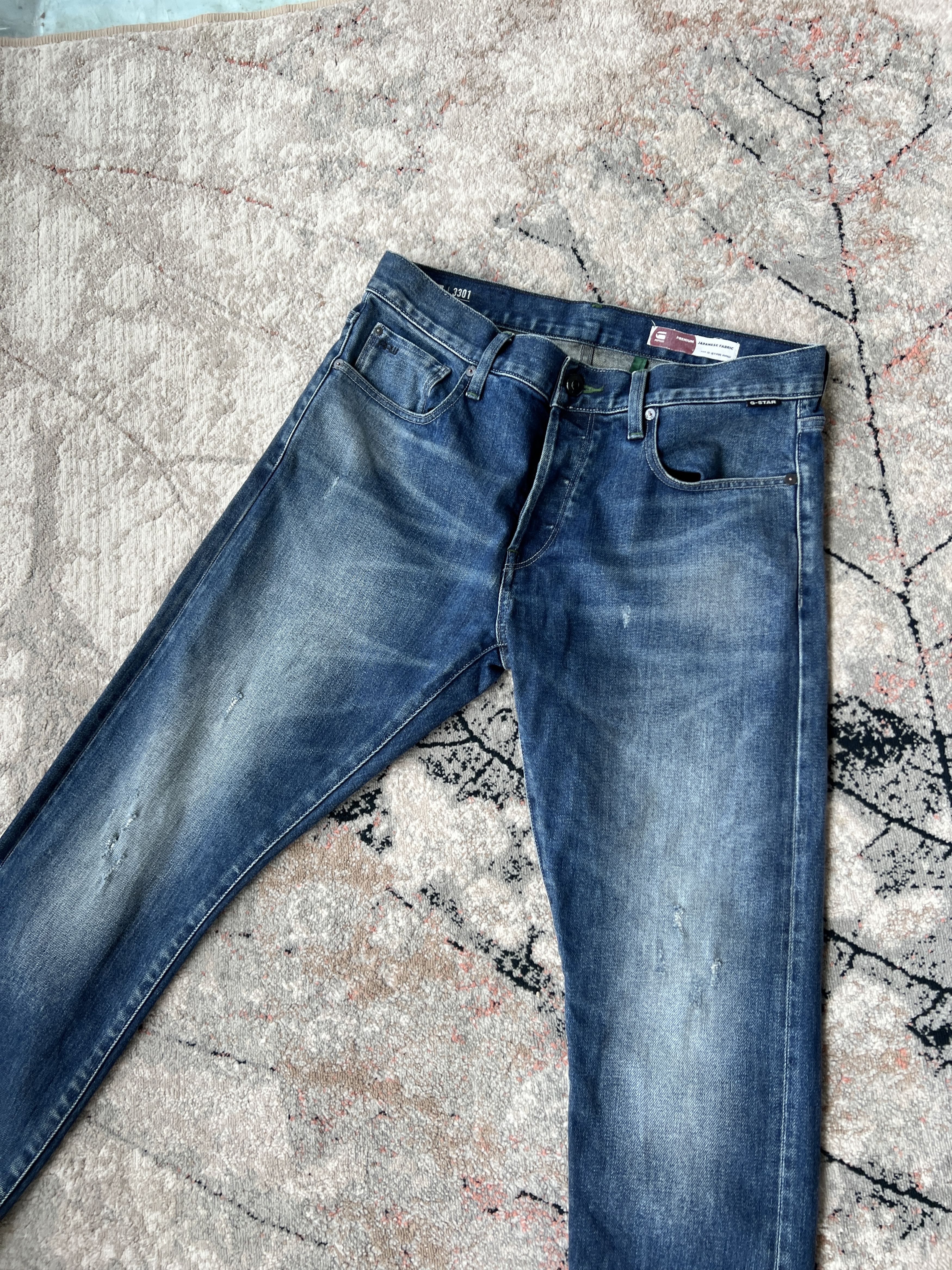 G-Star G-Star Raw Premium Japanese Fabric Jeans Size US 33 - 2 Thumbnail
