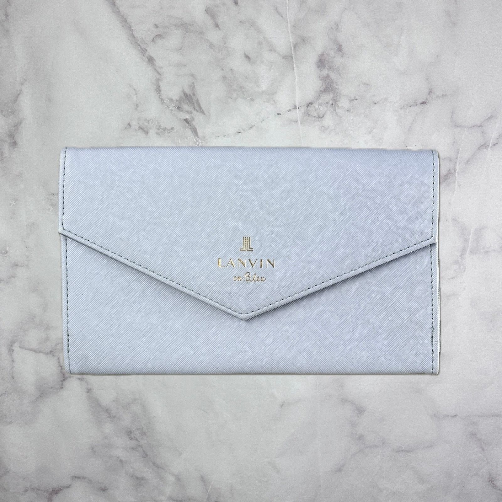 Lanvin en Bleu Baby Blue Clutch Wallet Size ONE SIZE - 1 Thumbnail