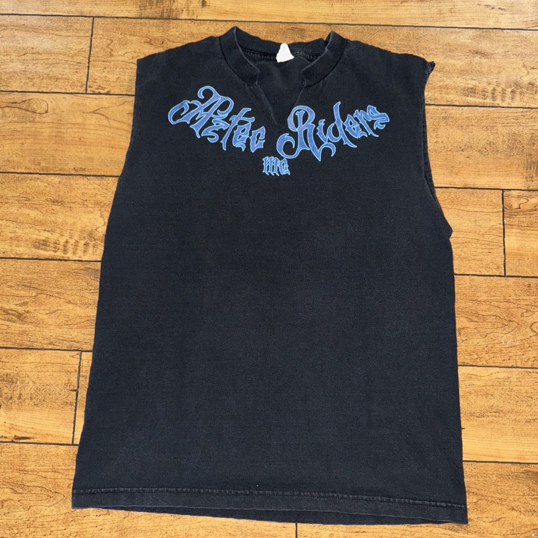 Vintage VINTAGE Motorcycle Shirt Chopped Sleeves M & M Men Medium Black T-Shirt Size US M / EU 48-50 / 2 - 3 Thumbnail