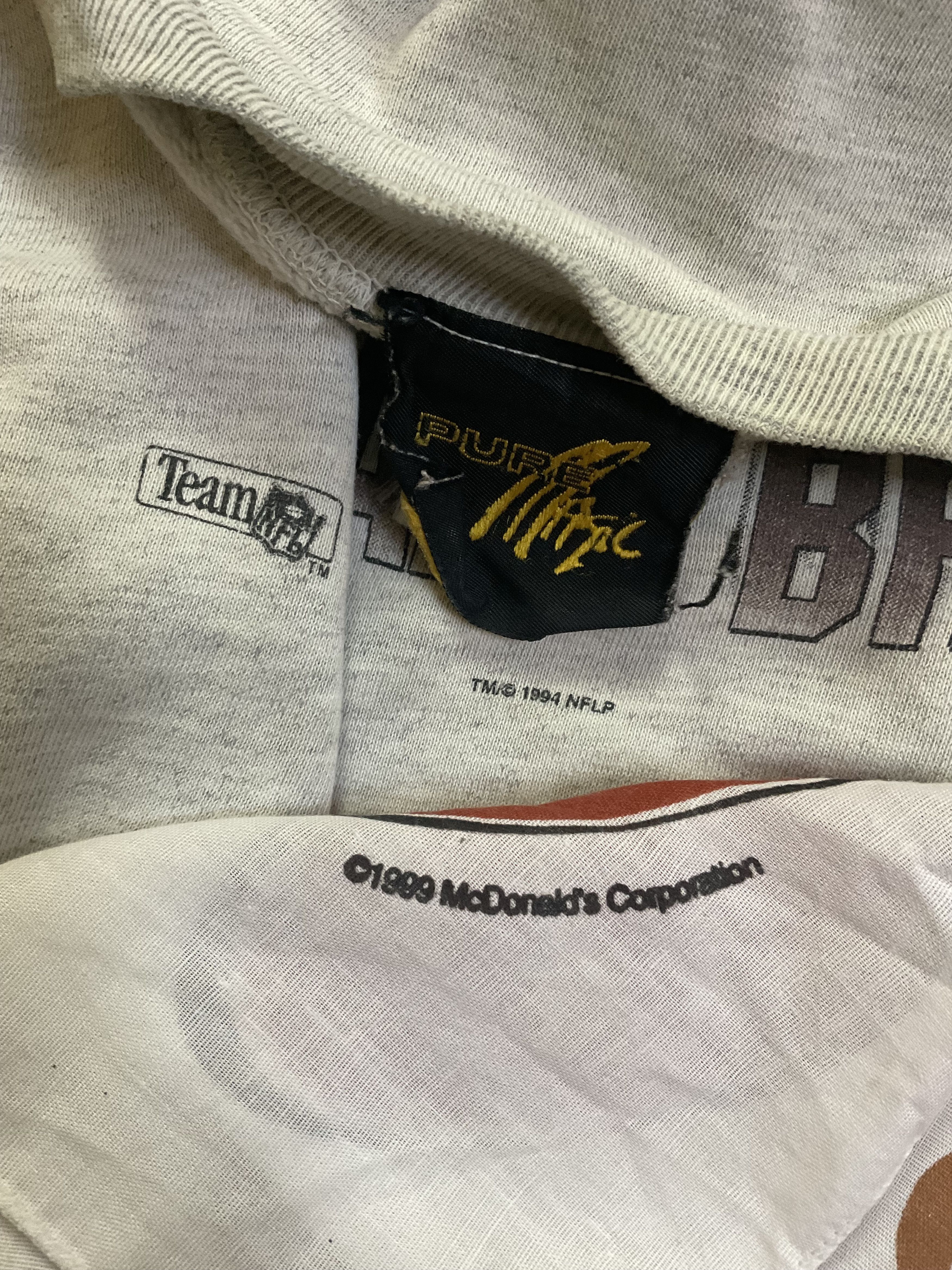 NFL Vtg 1994 Browns Sweatshirt FREE 1999 Browns Mcd Bandana Size US L / EU 52-54 / 3 - 3 Thumbnail