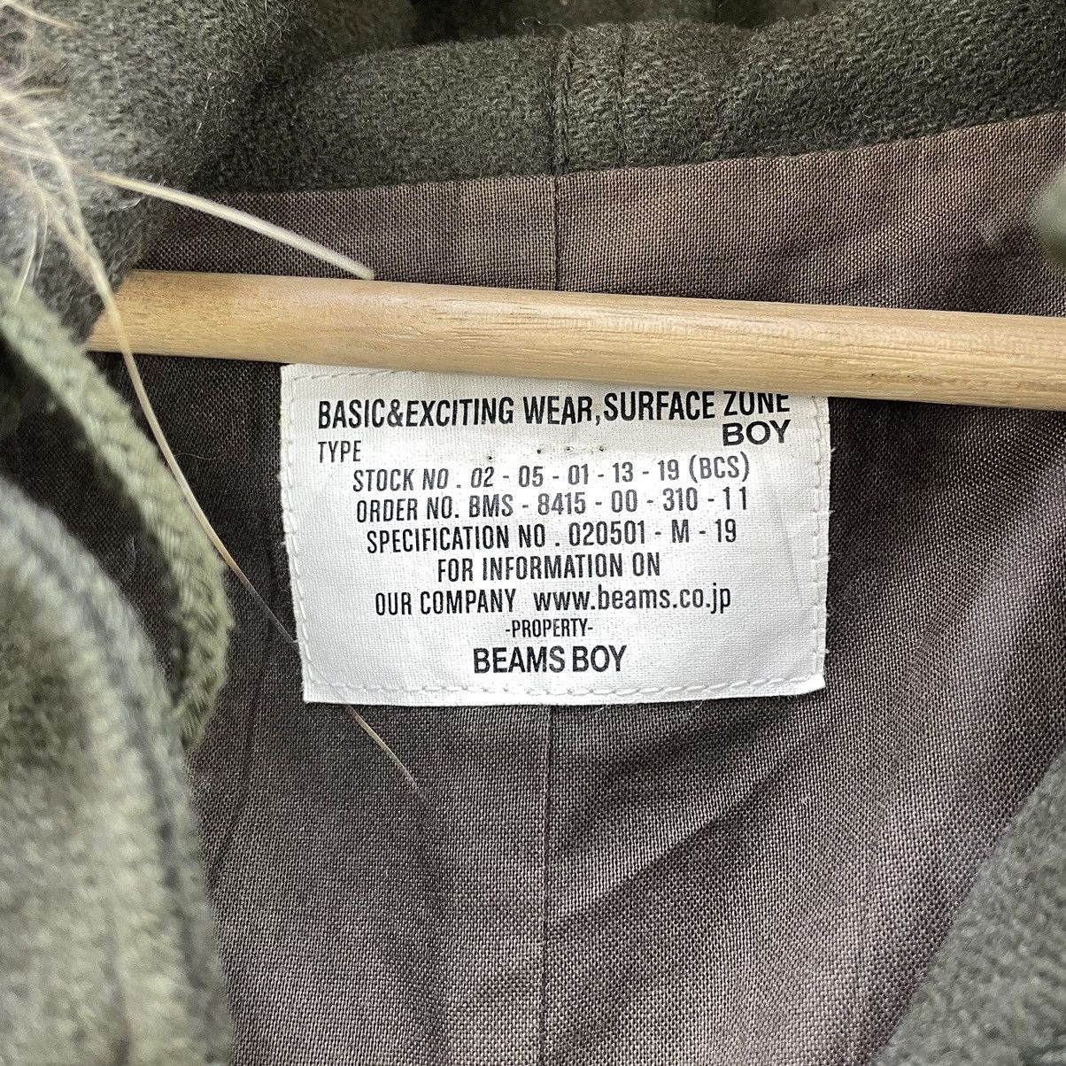 Beams Plus Japanese Brand Beams Parka Faux Fur Hoodie Jacket Size US S / EU 44-46 / 1 - 4 Thumbnail