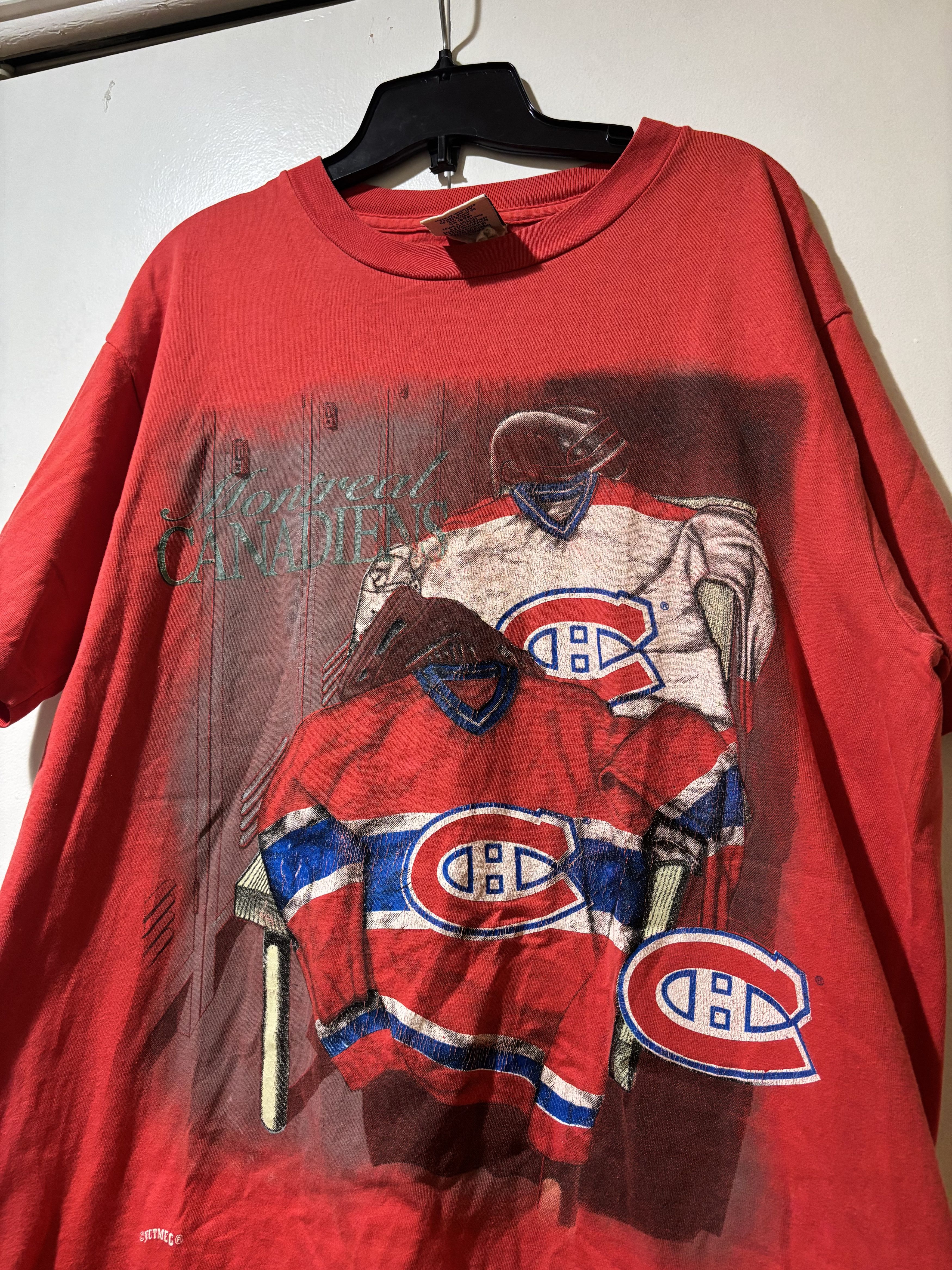 NHL Vintage Montreal Canadiens Nutmeg Shirt Size US M / EU 48-50 / 2 - 1 Thumbnail