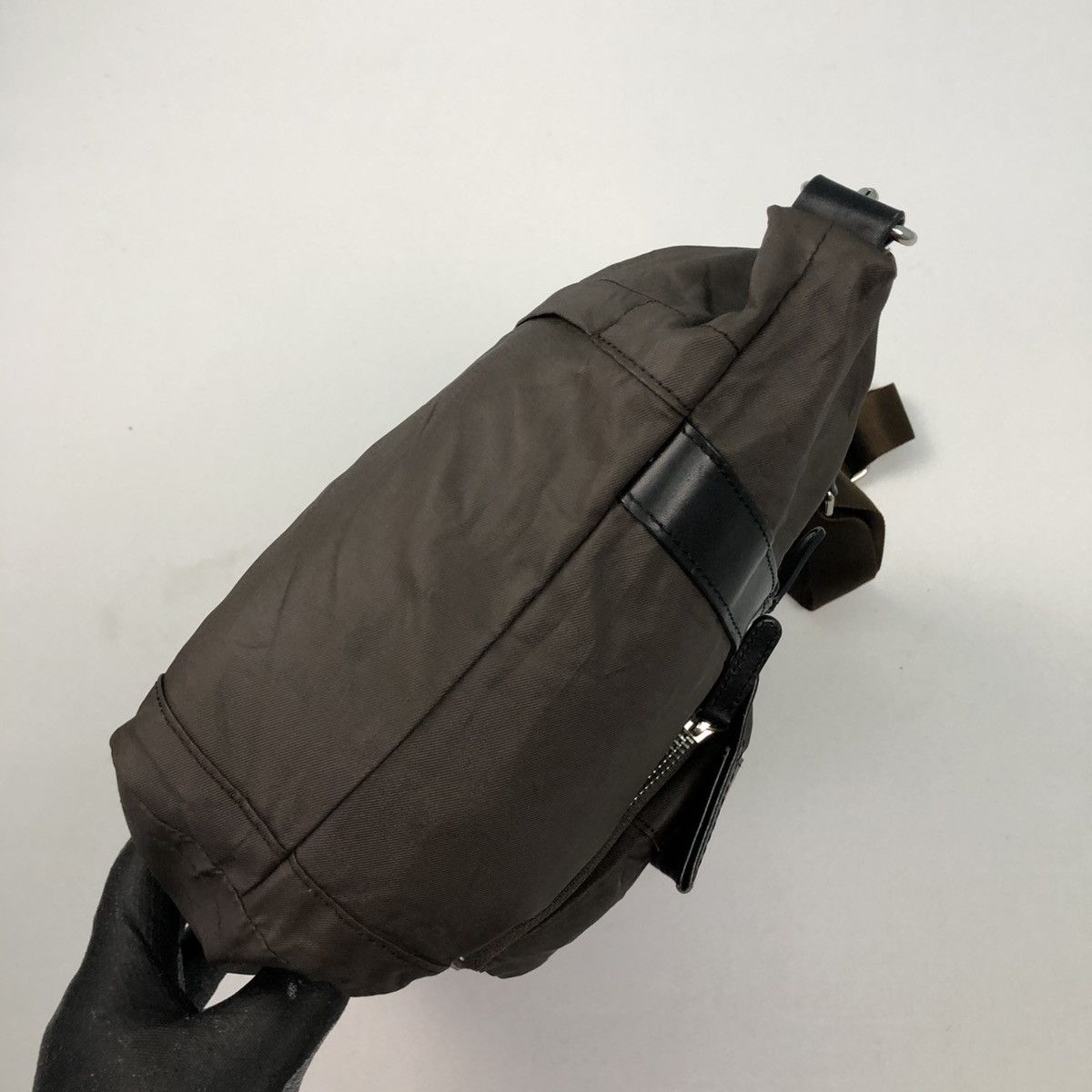 Yohji Yamamoto Y’SACCS NYLON CROSSBODY SLING BAG Size ONE SIZE - 4 Thumbnail