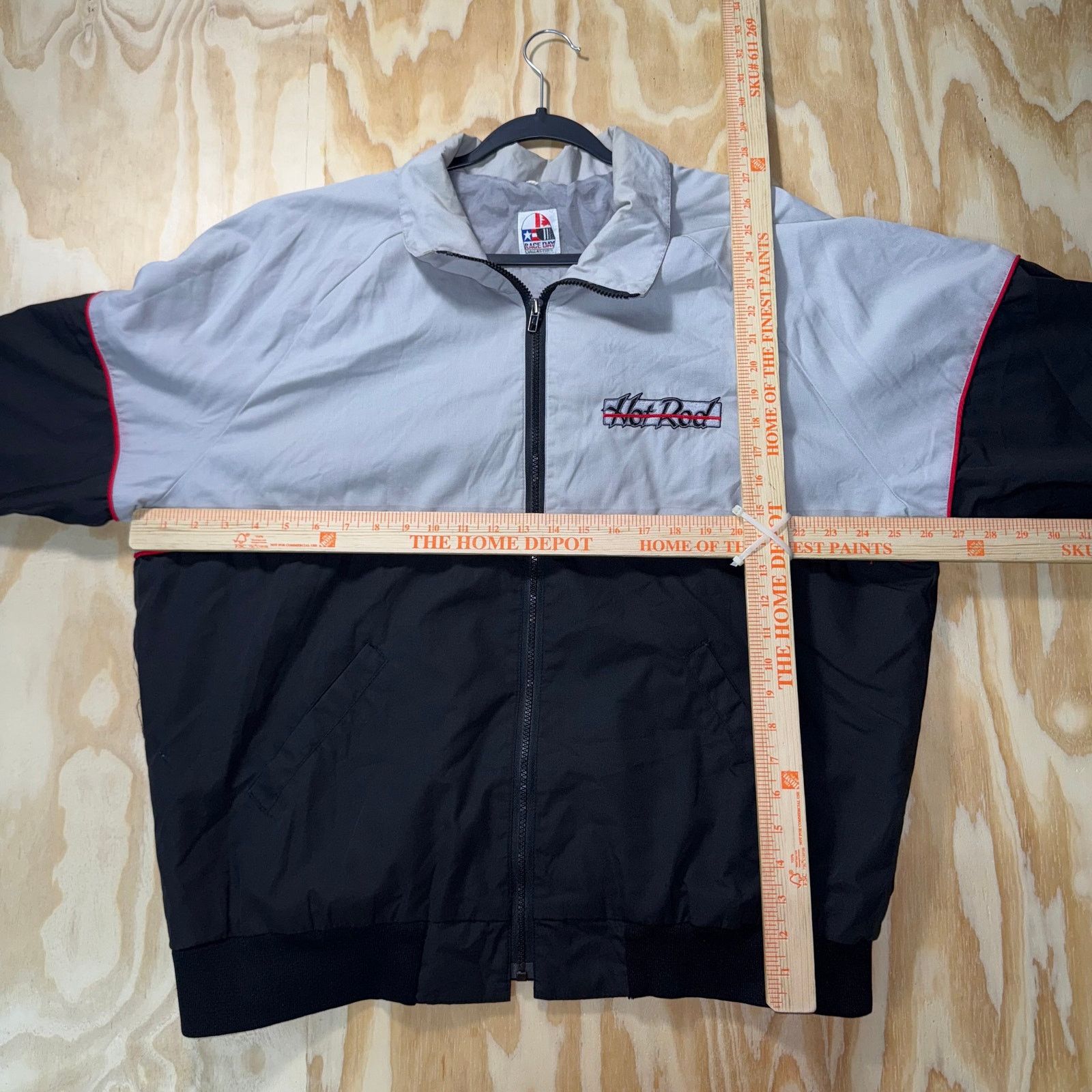 Vintage Vintage Y2K hot rod embroider 1990s racing light windbreaker Size US XL / EU 56 / 4 - 4 Thumbnail