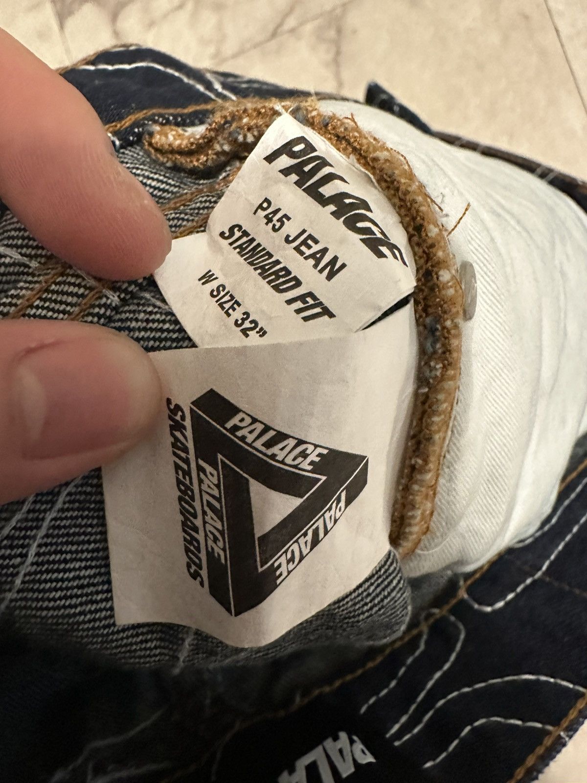 Palace PALACE P45 SPLAT DENIM JEANS SIZE 32 Size US 32 / EU 48 - 7 Thumbnail