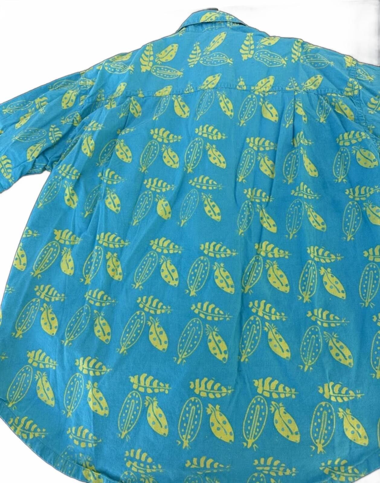 Other Eagle Ray Wear Tropical Cotton Hawaiian Shirt Size US L / EU 52-54 / 3 - 2 Thumbnail