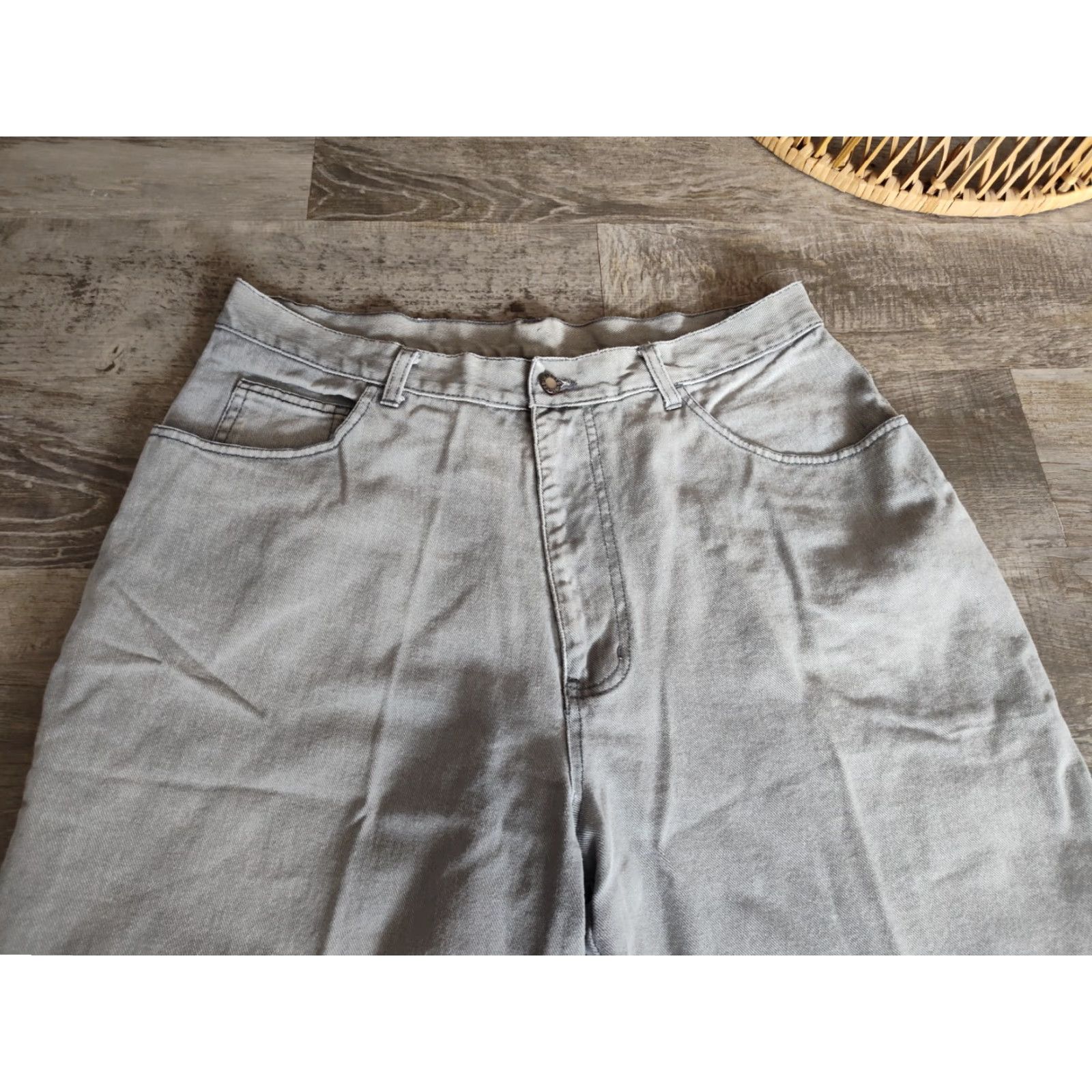 JNCO VINTAGE Wicked Denim Bermuda Shorts Men's 38 Light Blue Baggy Hip Hop 90s Y2K Size US 38 / EU 54 - 5 Thumbnail