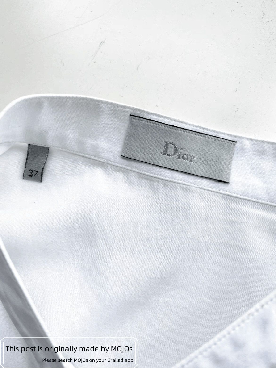 Dior Sz 37 Dior Homme 12SS Plain Shirt Size US S / EU 44-46 / 1 - 3 Thumbnail