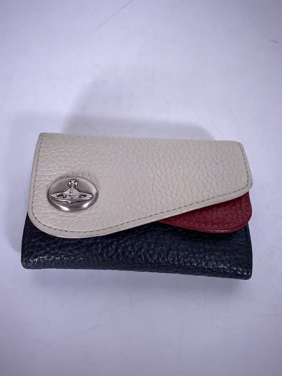 Vivienne Westwood Orb Badge Leather Key Case Size ONE SIZE - 1 Thumbnail