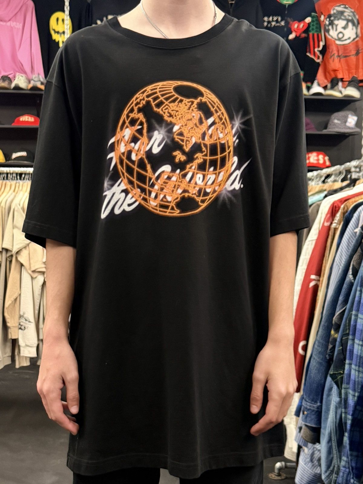 Heron Preston Heron Preston Logo Tee Size US XL / EU 56 / 4 - 1 Thumbnail