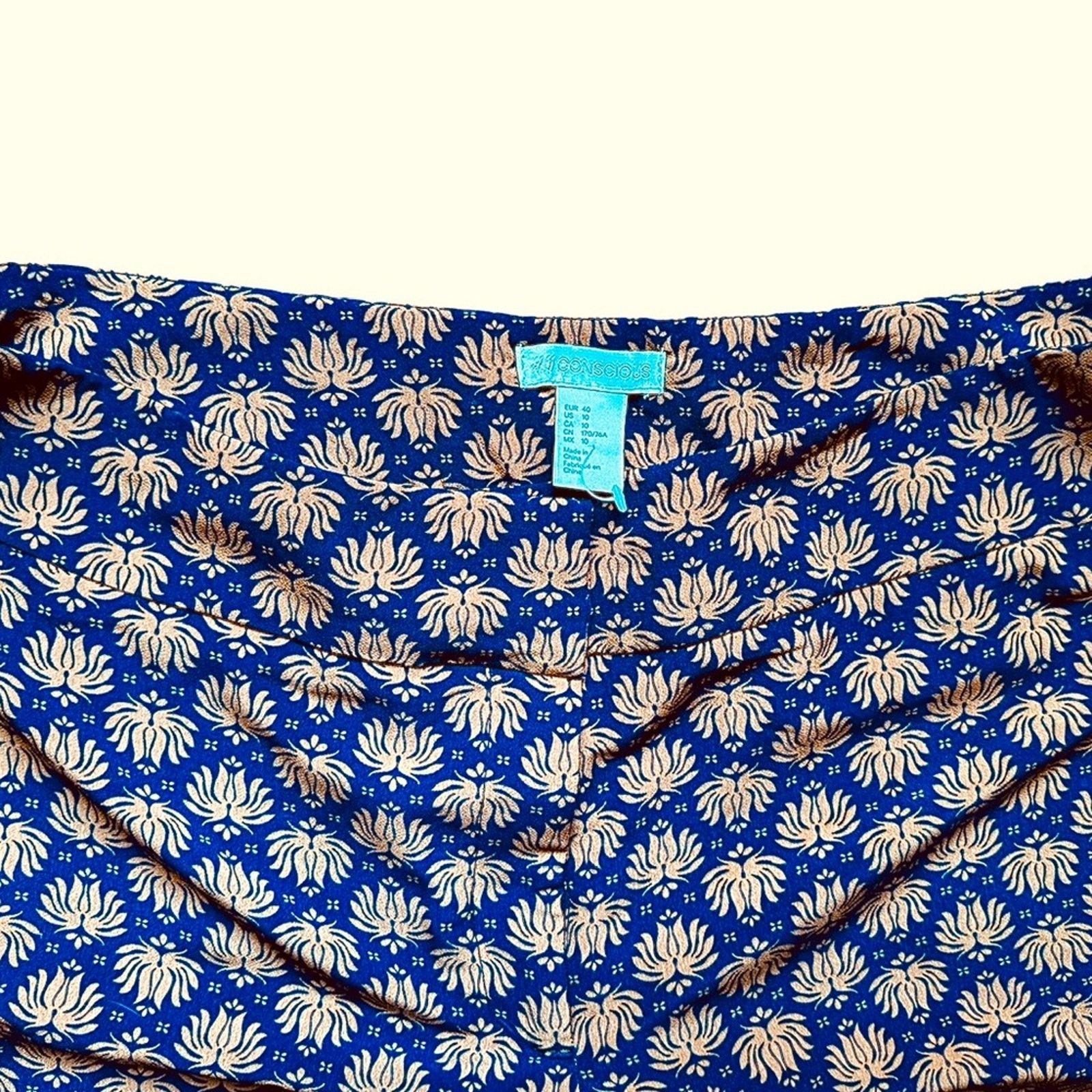 H&M H&M CONSCIOUS PATTERNED BOTTOMS Size 32" / US 10 / IT 46 - 4 Thumbnail