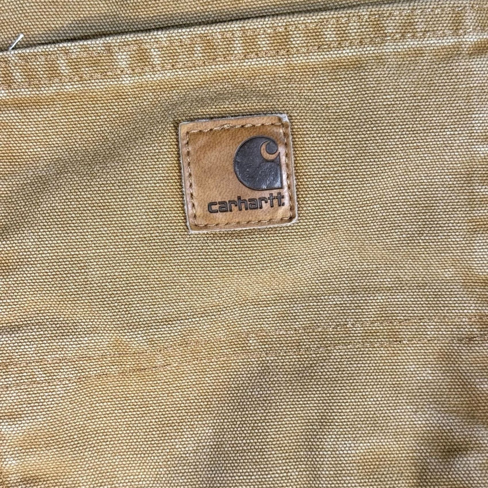 Carhartt Carhartt Pants Mens 44x32 Brown Flannel Lined Duck Dungaree Carpenter Work B111 Brown Mens 44x32 Carpenter Flannel Lined Workwear Pants Size US 44 / EU 60 - 4 Thumbnail