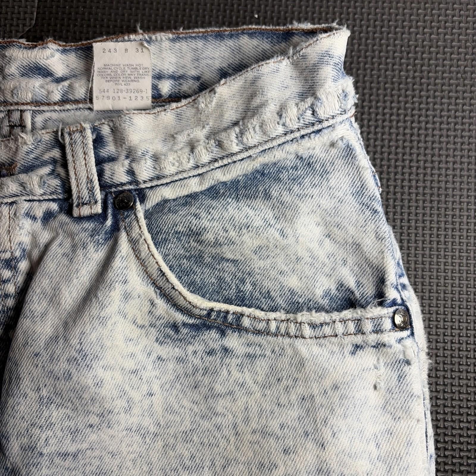 Levi's Vintage 80s Levis 506 Jeans Mens Size 11 Acid White Tab VTG Size US 32 / EU 48 - 2 Thumbnail