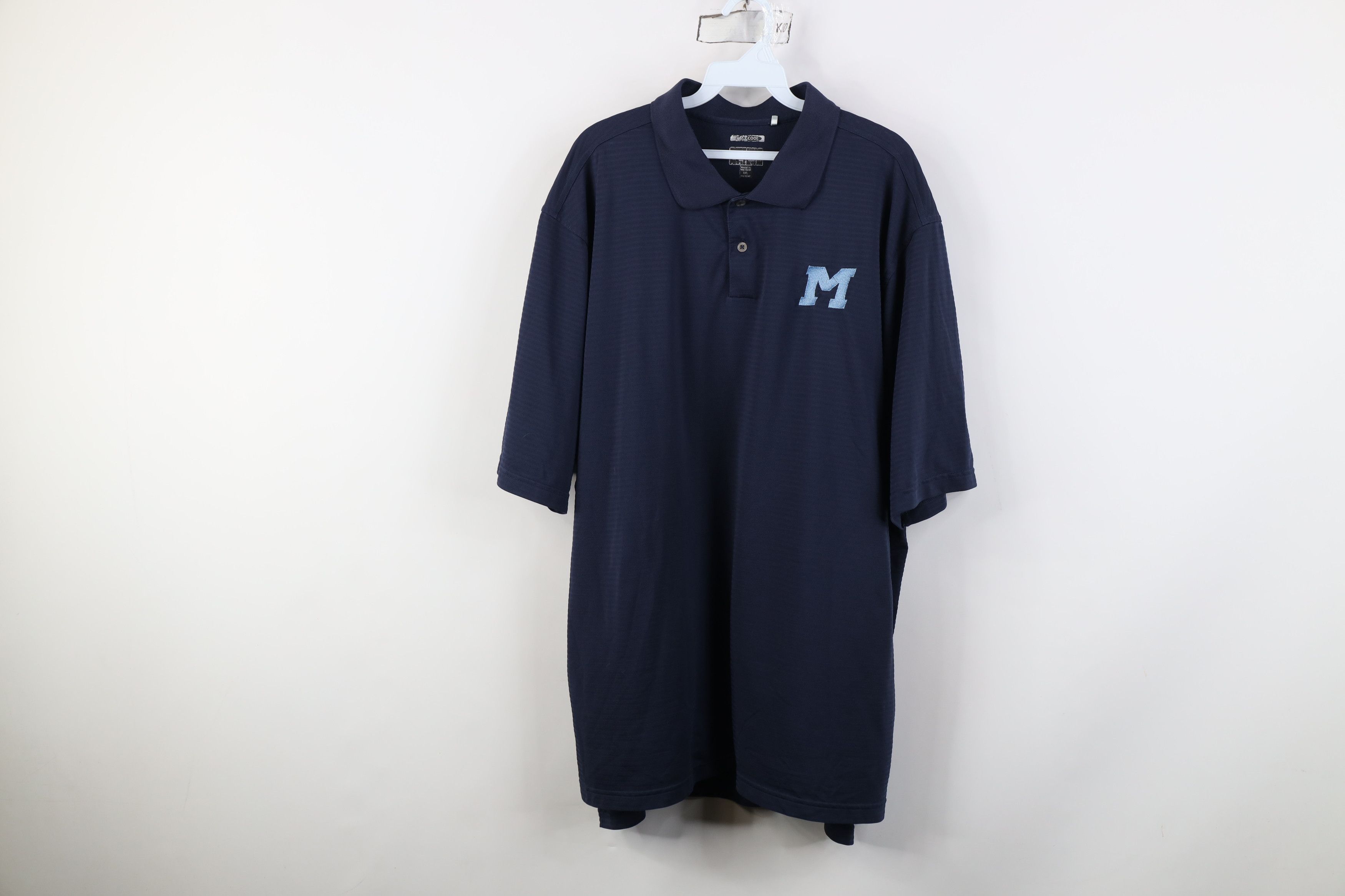 Adidas Adidas Golf University of Michigan Football Polo Blue Size US XXL / EU 58 / 5 - 1 Thumbnail