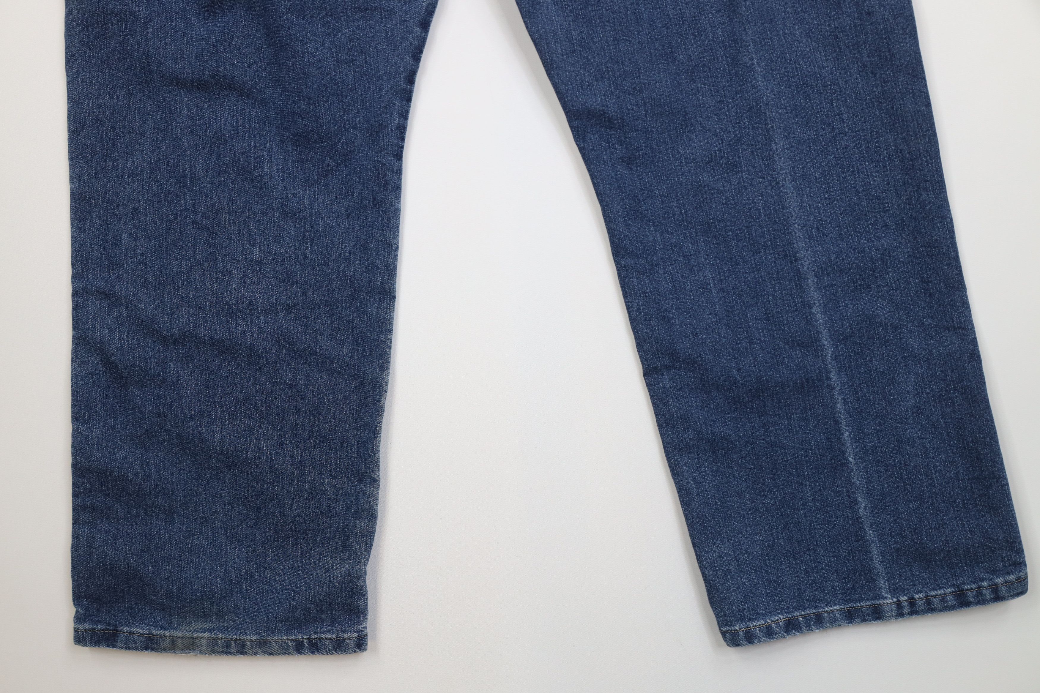 Wrangler Vintage 90s Y2K Wrangler Wide Leg Dungaree Denim Jeans Size US 38 / EU 54 - 13 Thumbnail