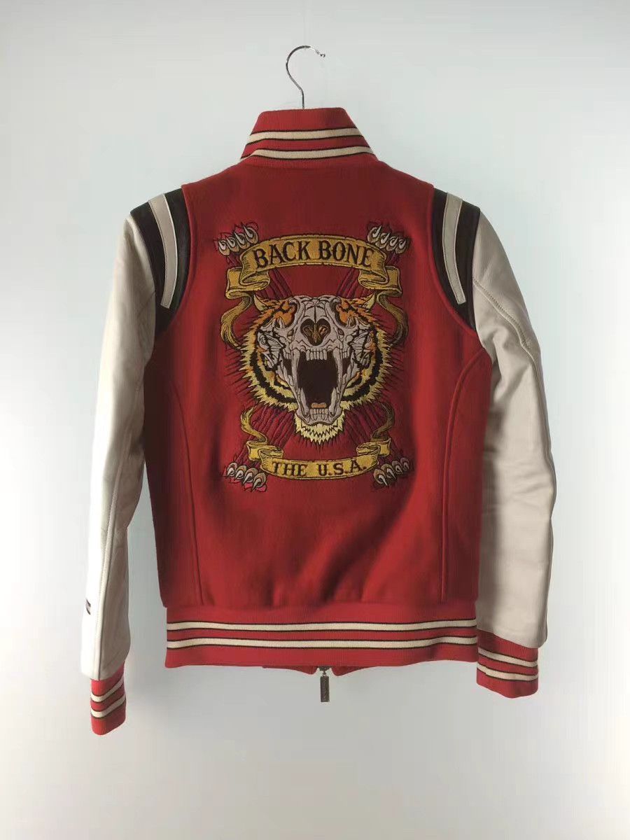 Backbone Backbone Tiger Limited Wool Leather Jacket K11 Size US S / EU 44-46 / 1 - 1 Thumbnail