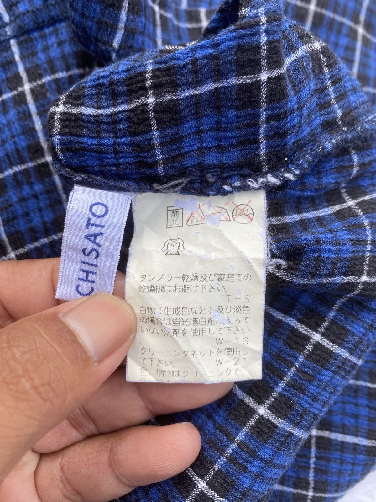 Tsumori Chisato Rare Vintage Tsumori Chisato by Issey Miyake Checkered Shirt Size US M / EU 48-50 / 2 - 8 Thumbnail