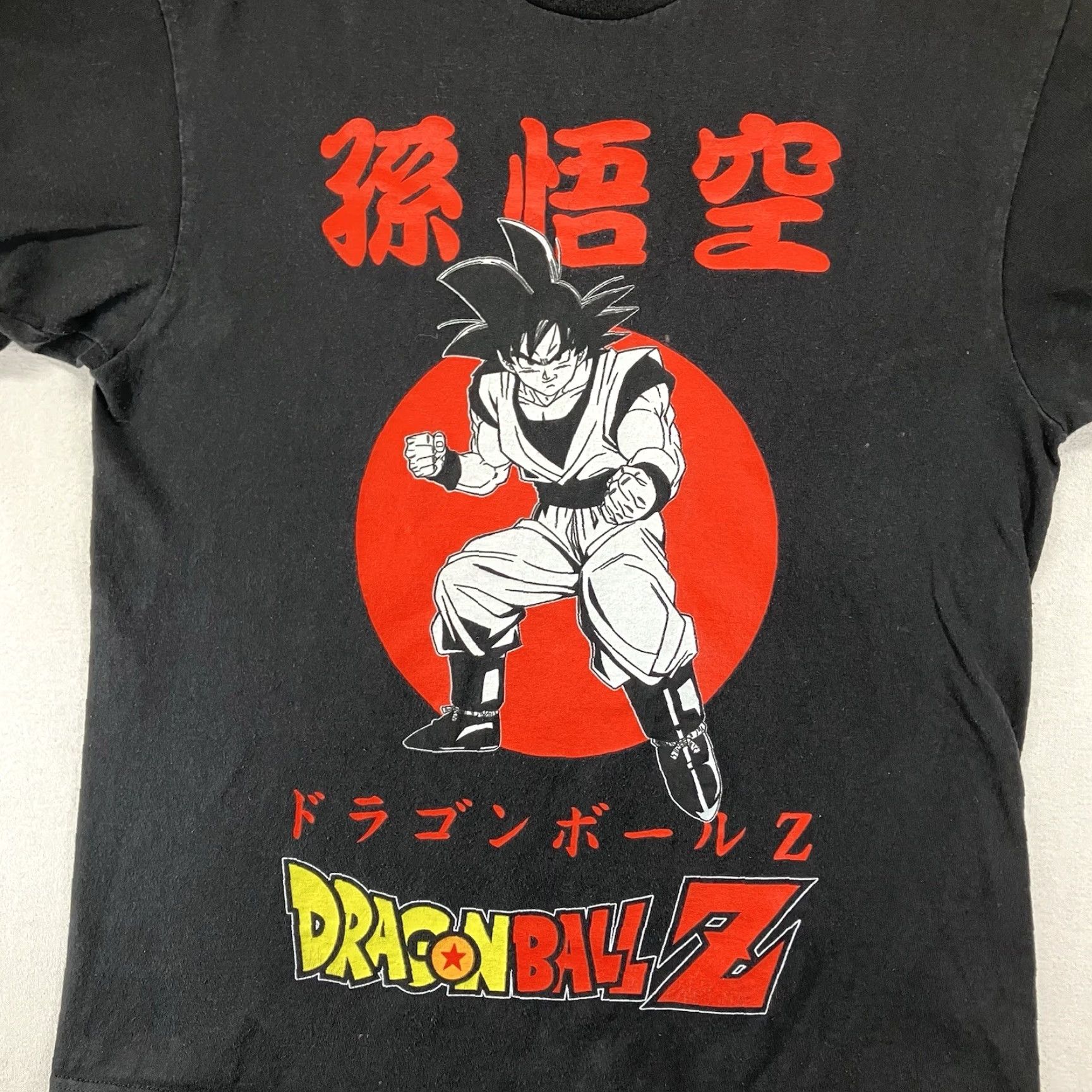 Vintage Dragon Ball Z T-Shirt Son Goku Double Sided Logo Black Cotton Adult Large Retro Anime Unisex Size US L / EU 52-54 / 3 - 5 Thumbnail