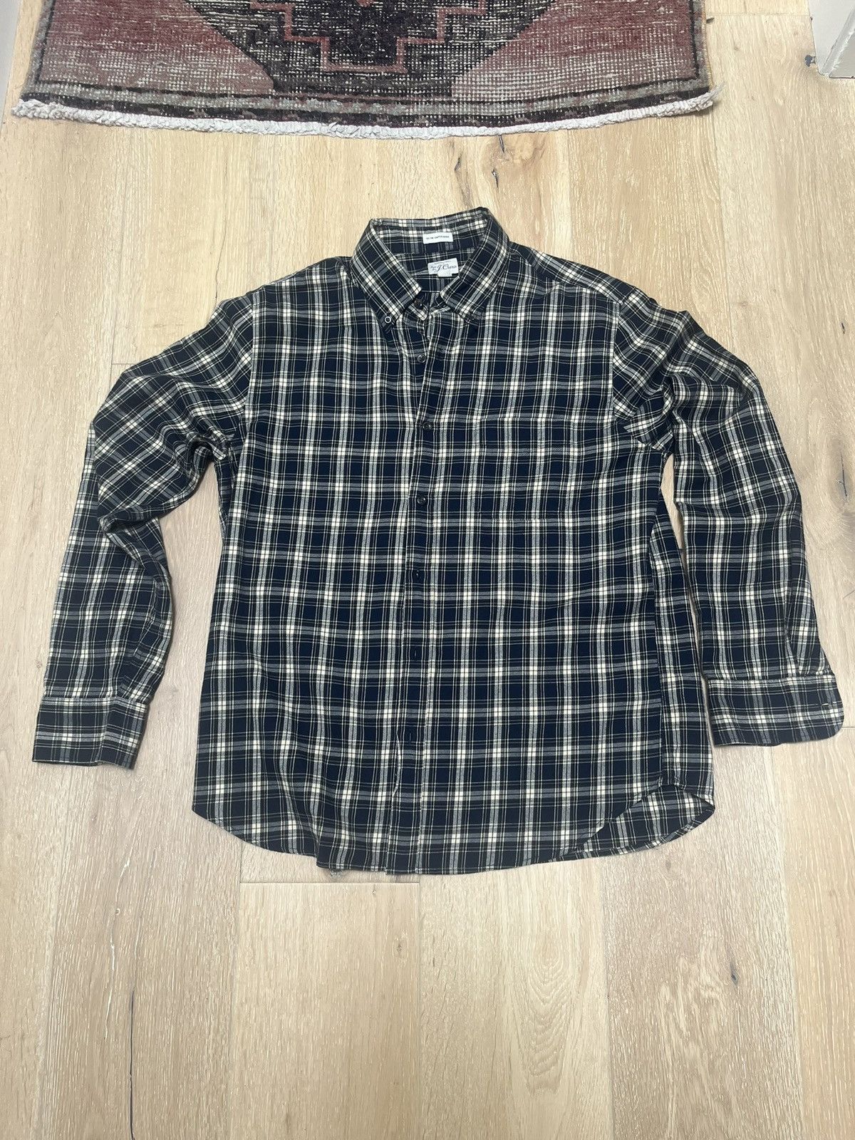 J.Crew J Crew Slim Untucked Flannel Size US L / EU 52-54 / 3 - 1 Thumbnail