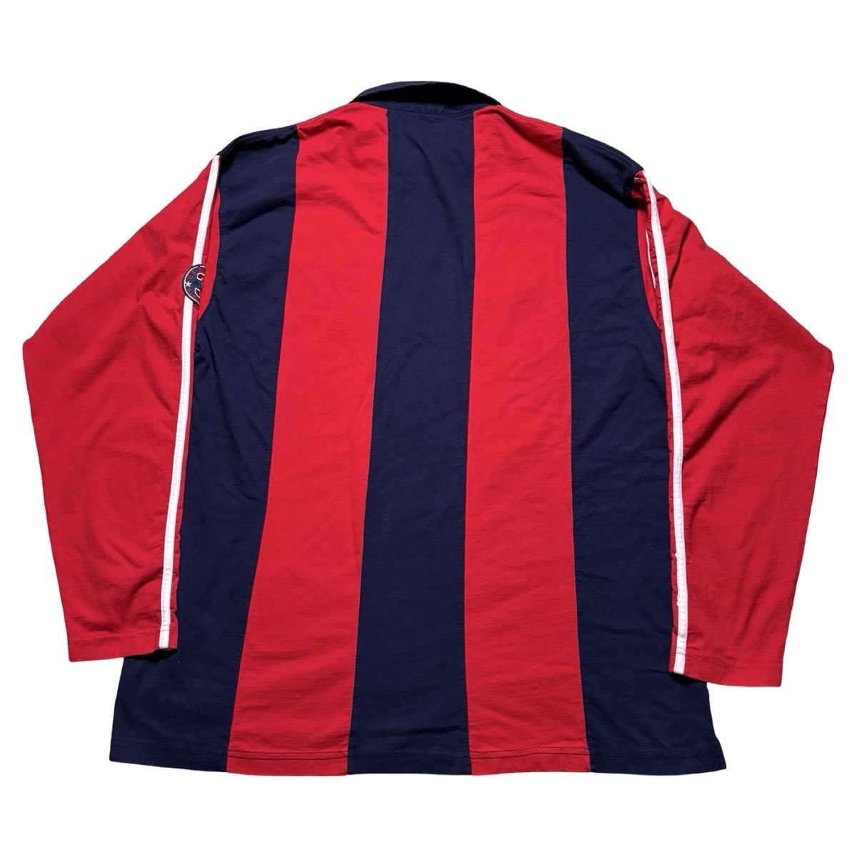 U.S. Polo Assn. US Polo Assn Men's XL Long Sleeve Rugby Shirt Black Striped Size US XL / EU 56 / 4 - 7 Thumbnail